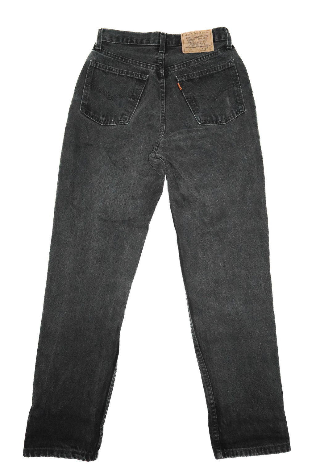 1990’s levi’s orange tab straight leg jeans black.