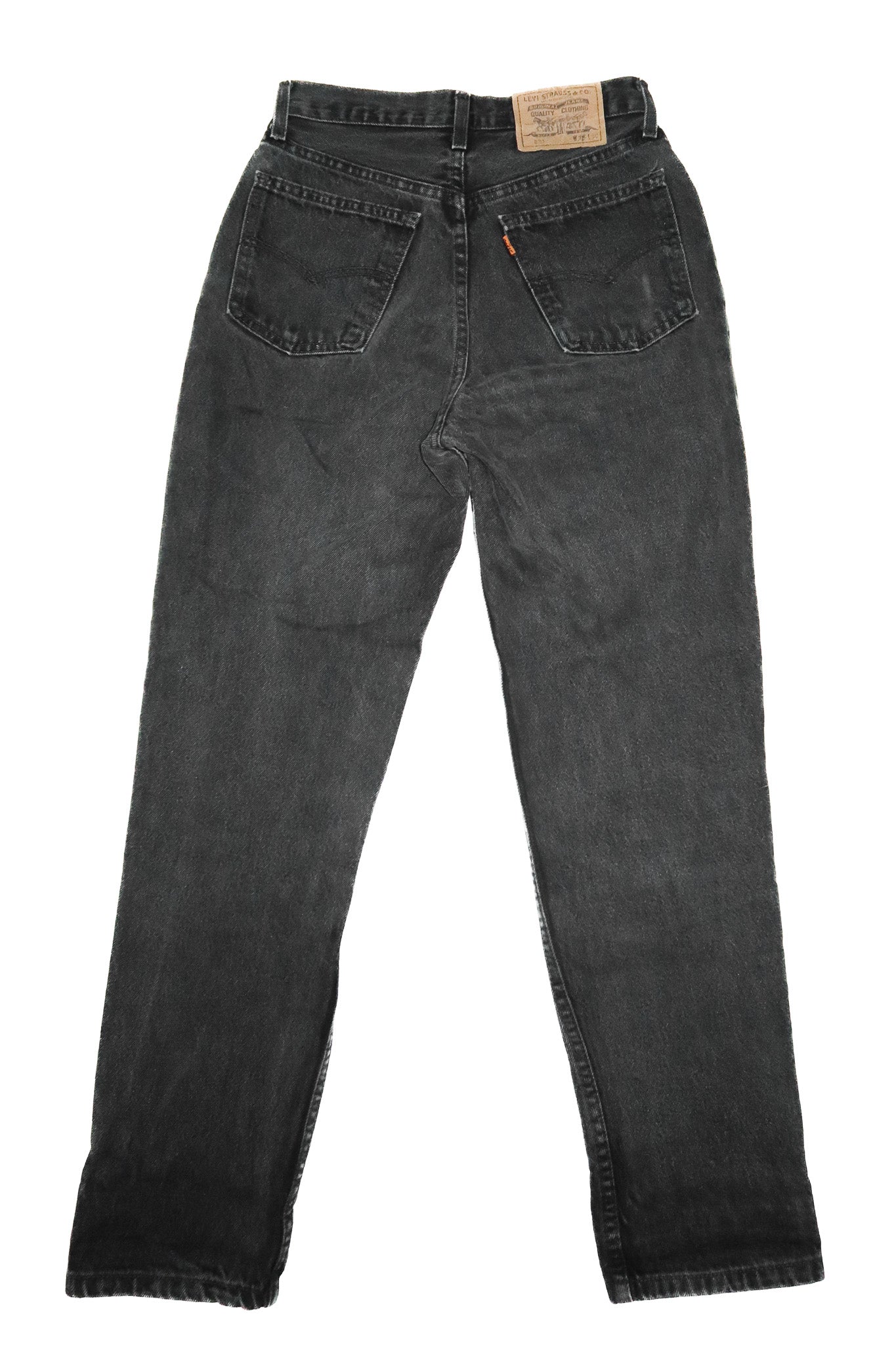 1990’s levi’s orange tab straight leg jeans black.