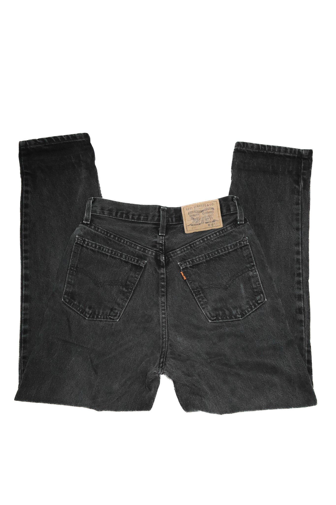 1990’s levi’s orange tab straight leg jeans black.