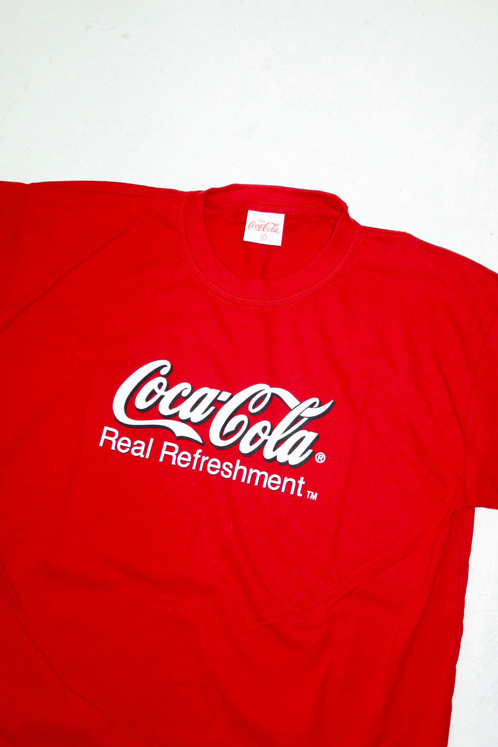 coca cola logo t-shirt red.