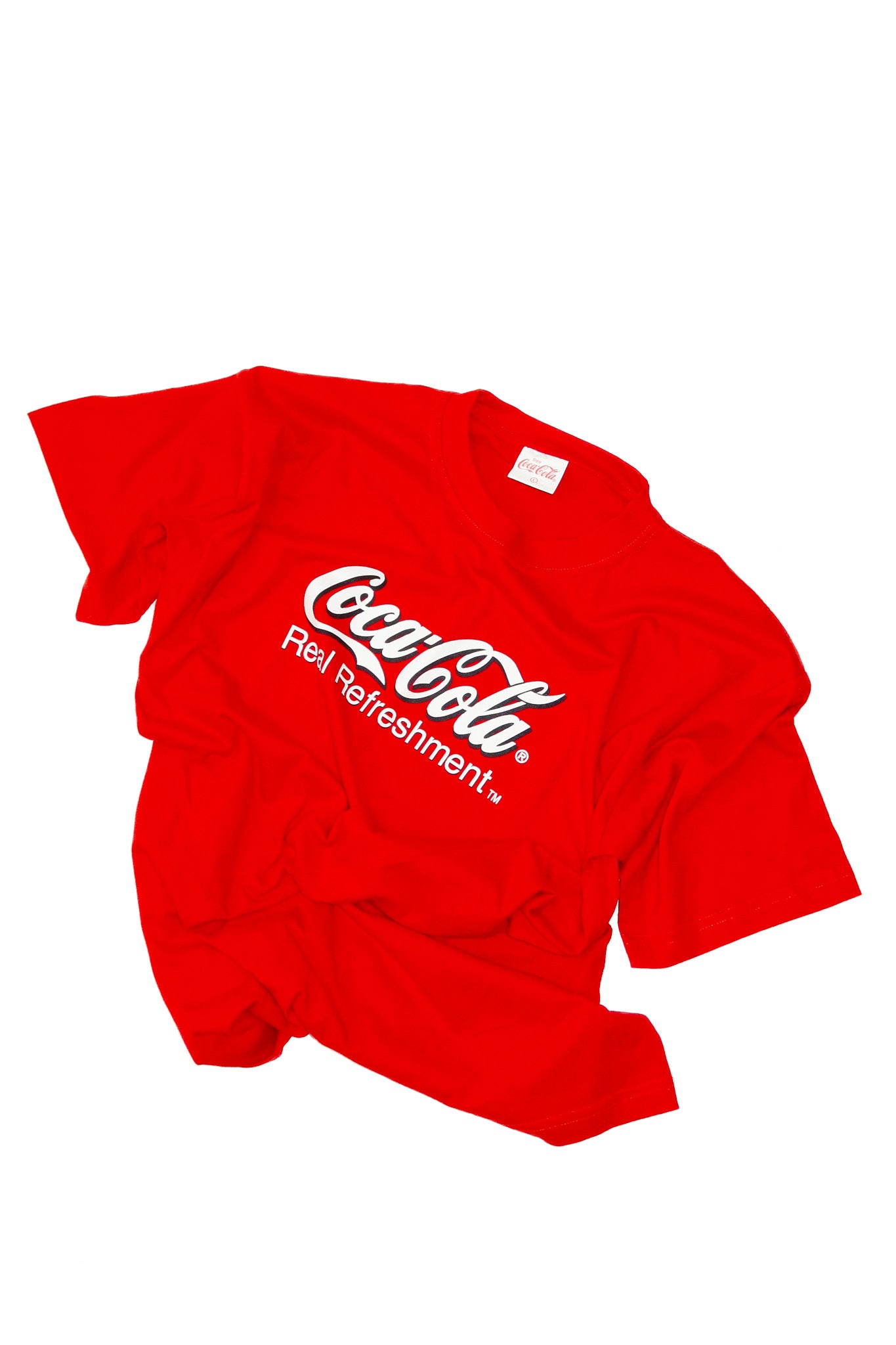 coca cola logo t-shirt red.