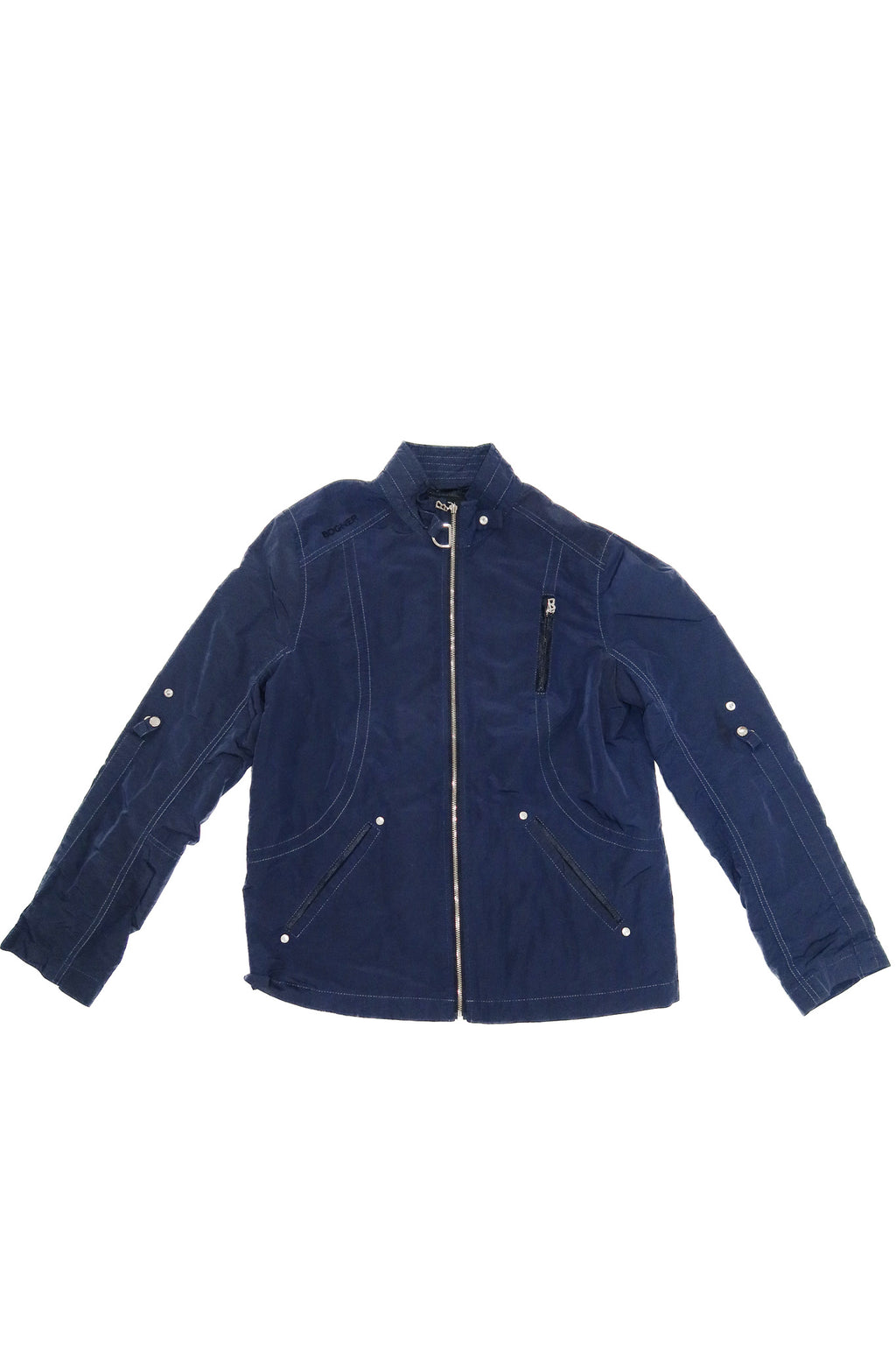 90's bogner lightweight sports jacket navy.