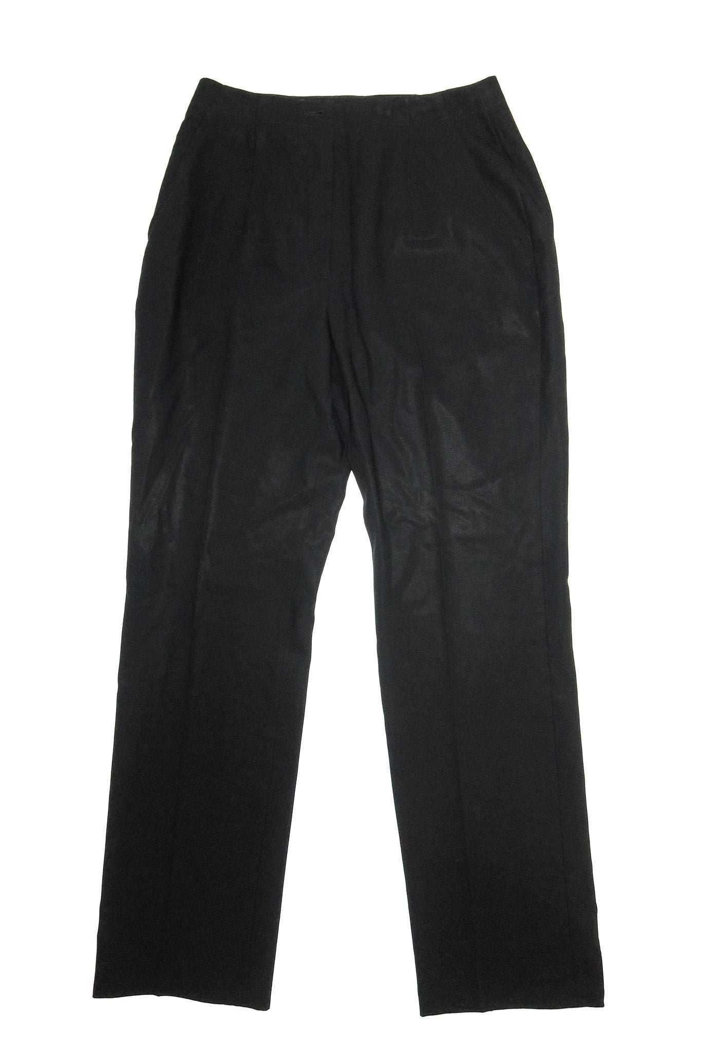 cerruti 1881 wool tailored trousers black.