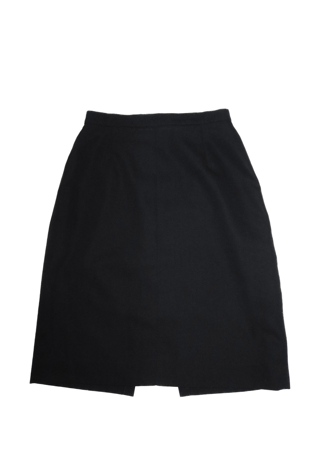 1990’s b&s paris minimal midi skirt black.