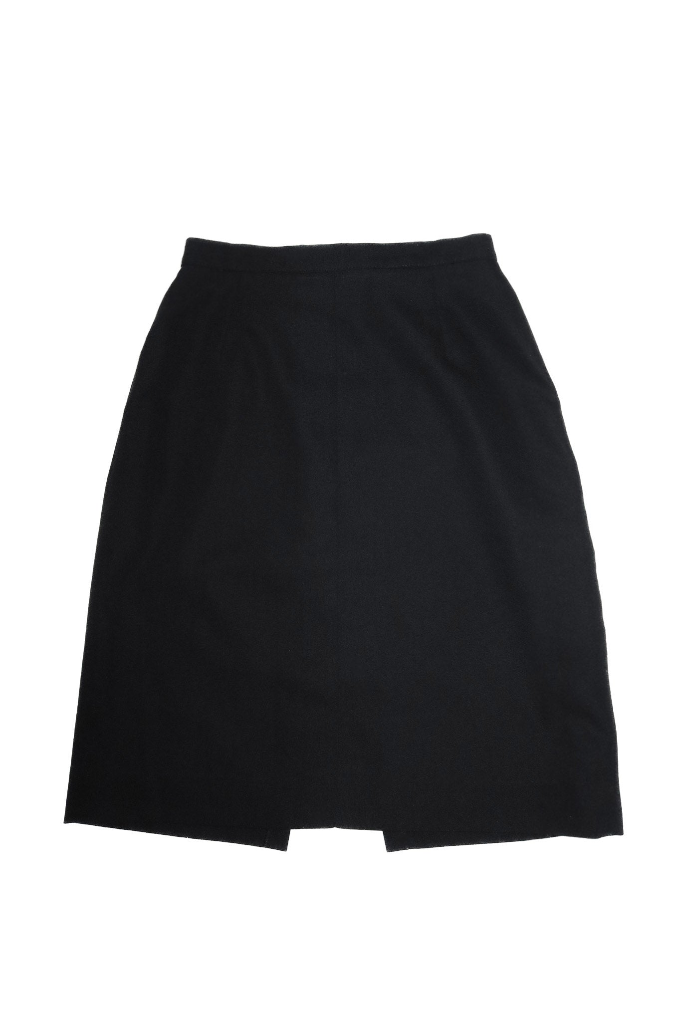 1990’s b&s paris minimal midi skirt black.