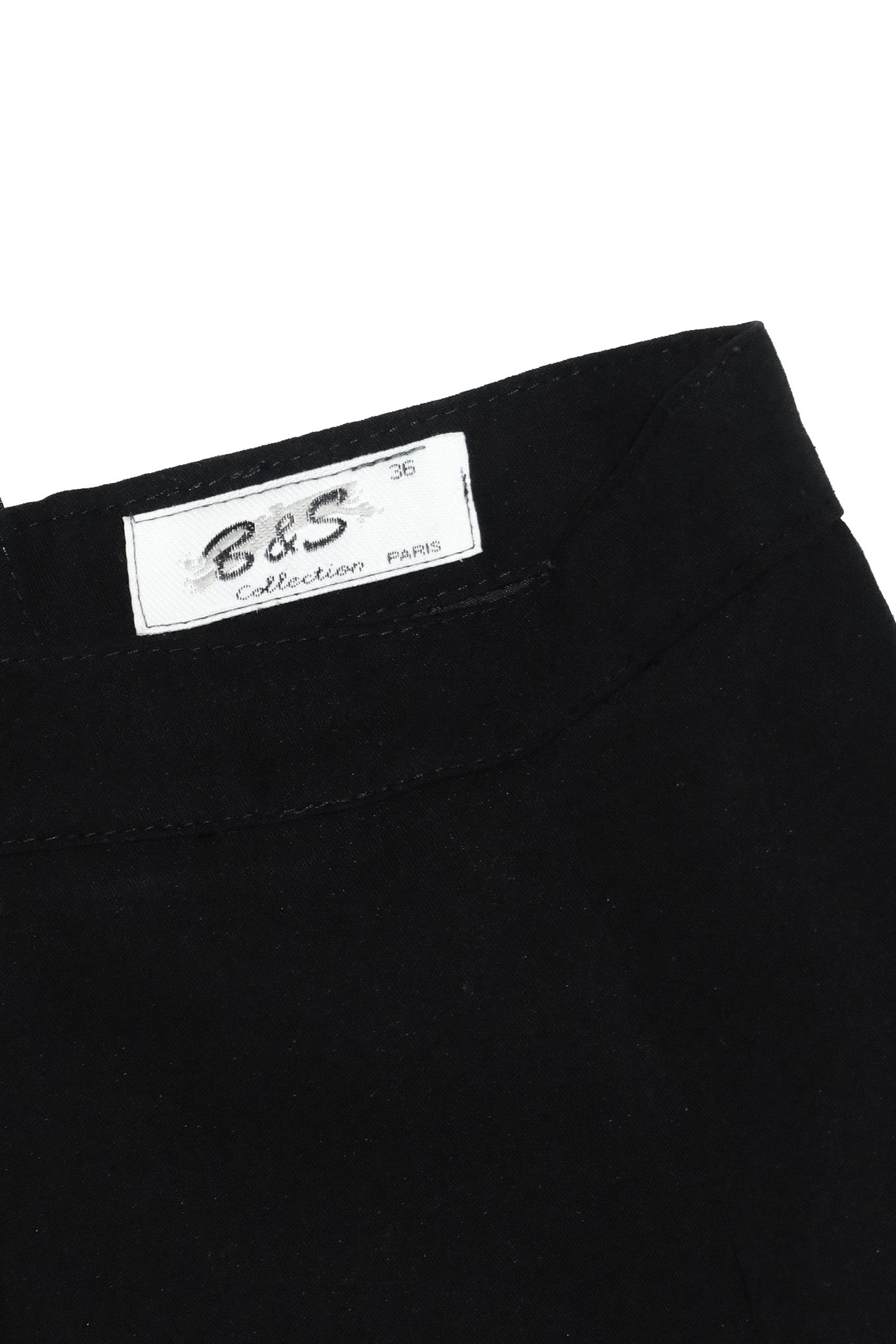 1990’s b&s paris minimal midi skirt black.