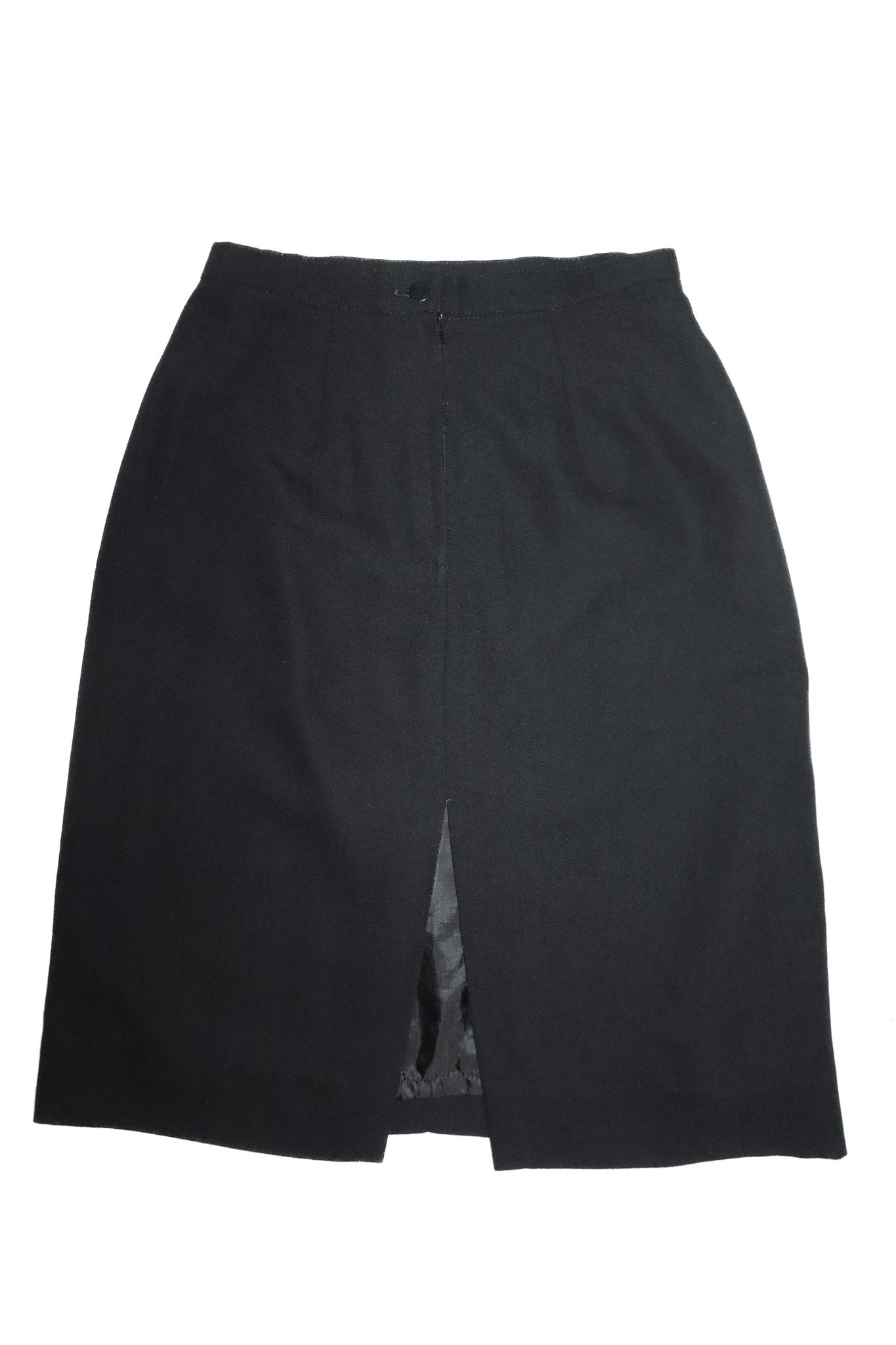 1990’s b&s paris minimal midi skirt black.