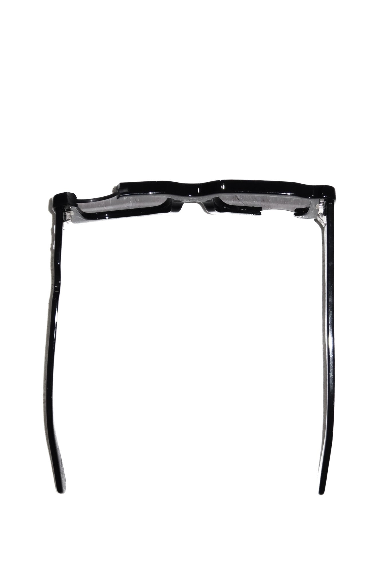off-white cady cut-out rectangular frame sunglasses black.