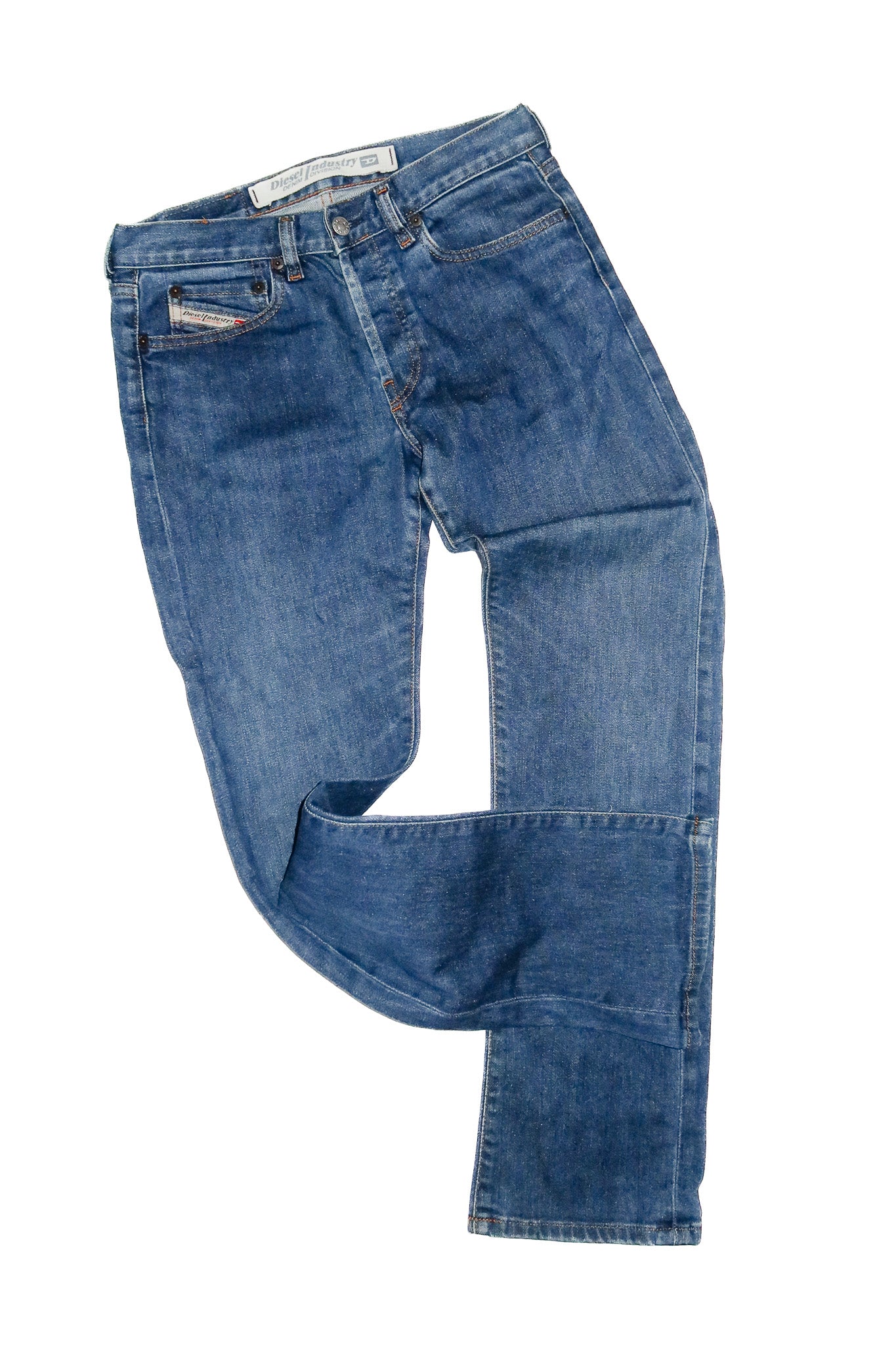 2000's diesel zeroX denim bootcut jeans dark blue.