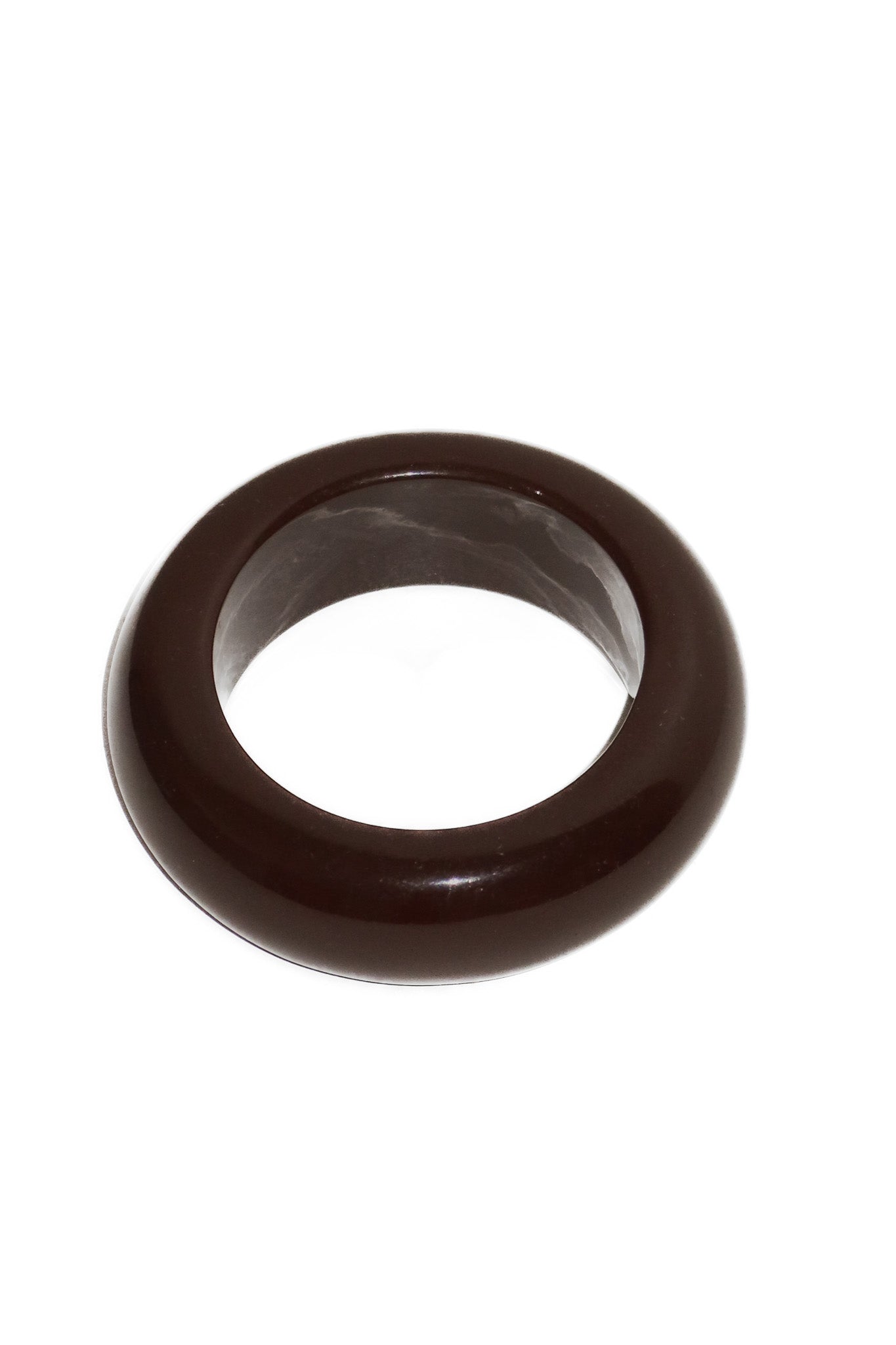 1970’s heavyweight resin dome bracelet brown.