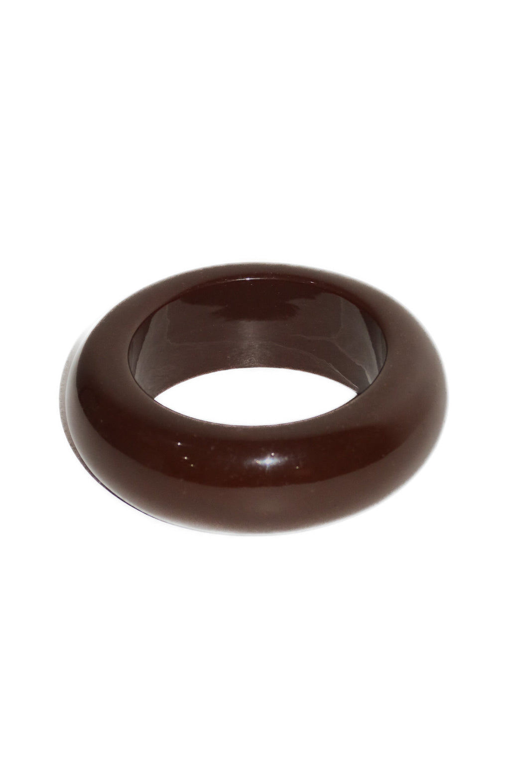 1970’s heavyweight resin dome bracelet brown.