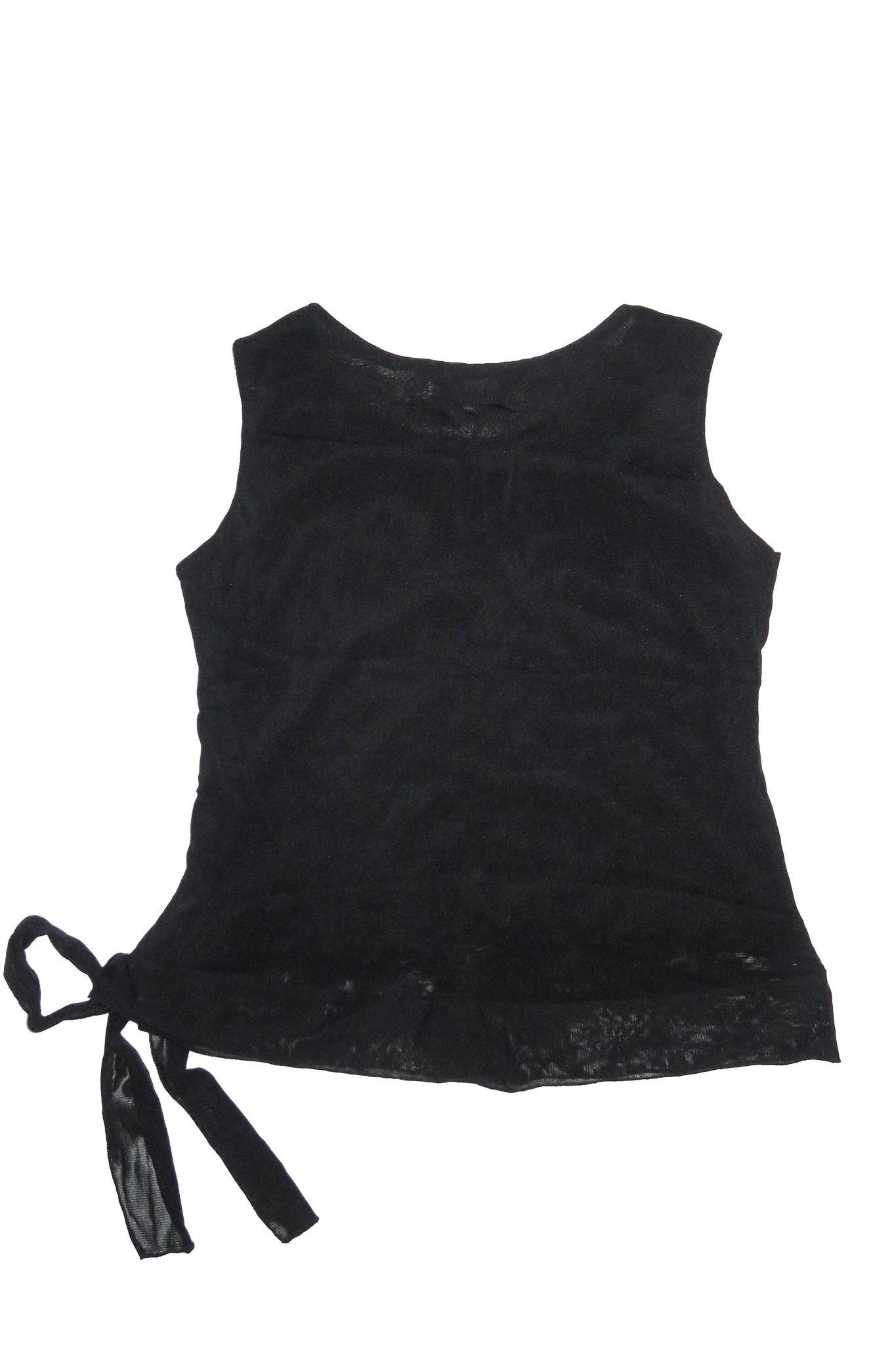 colour sequin tank top black.
