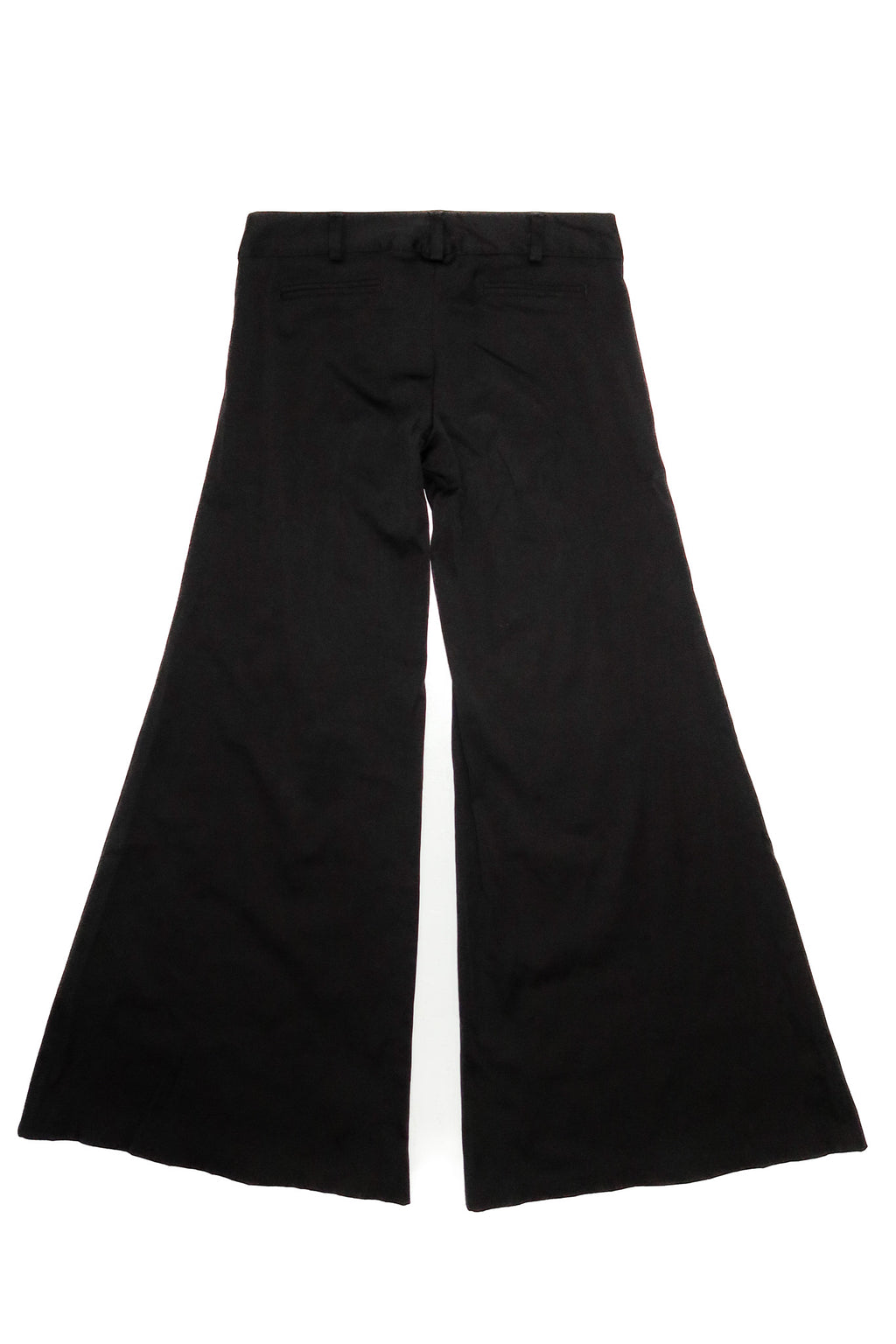 j-lo low rise flared pants black.