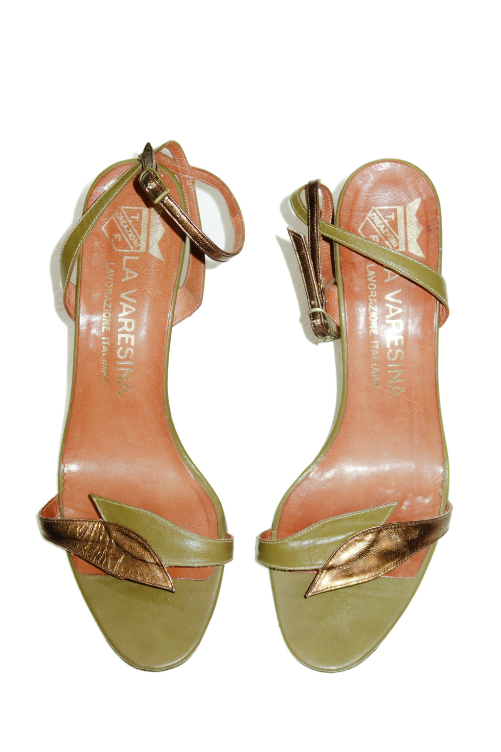 la varesina heels olive.