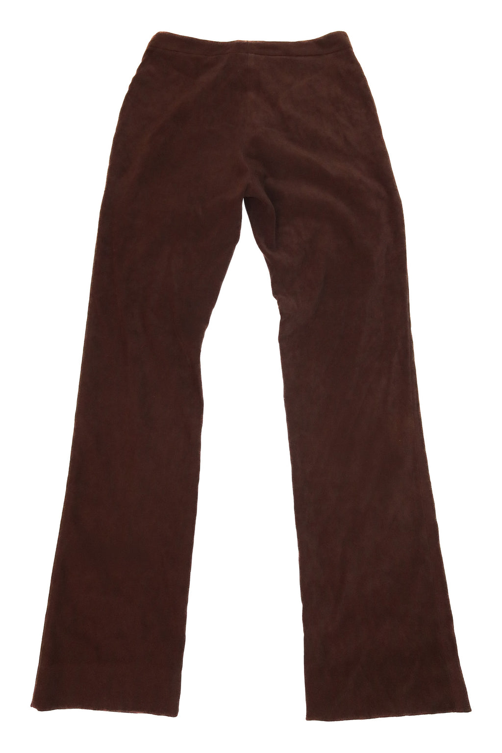 2000’s sportsgirl velour flare trousers chocolate brown.