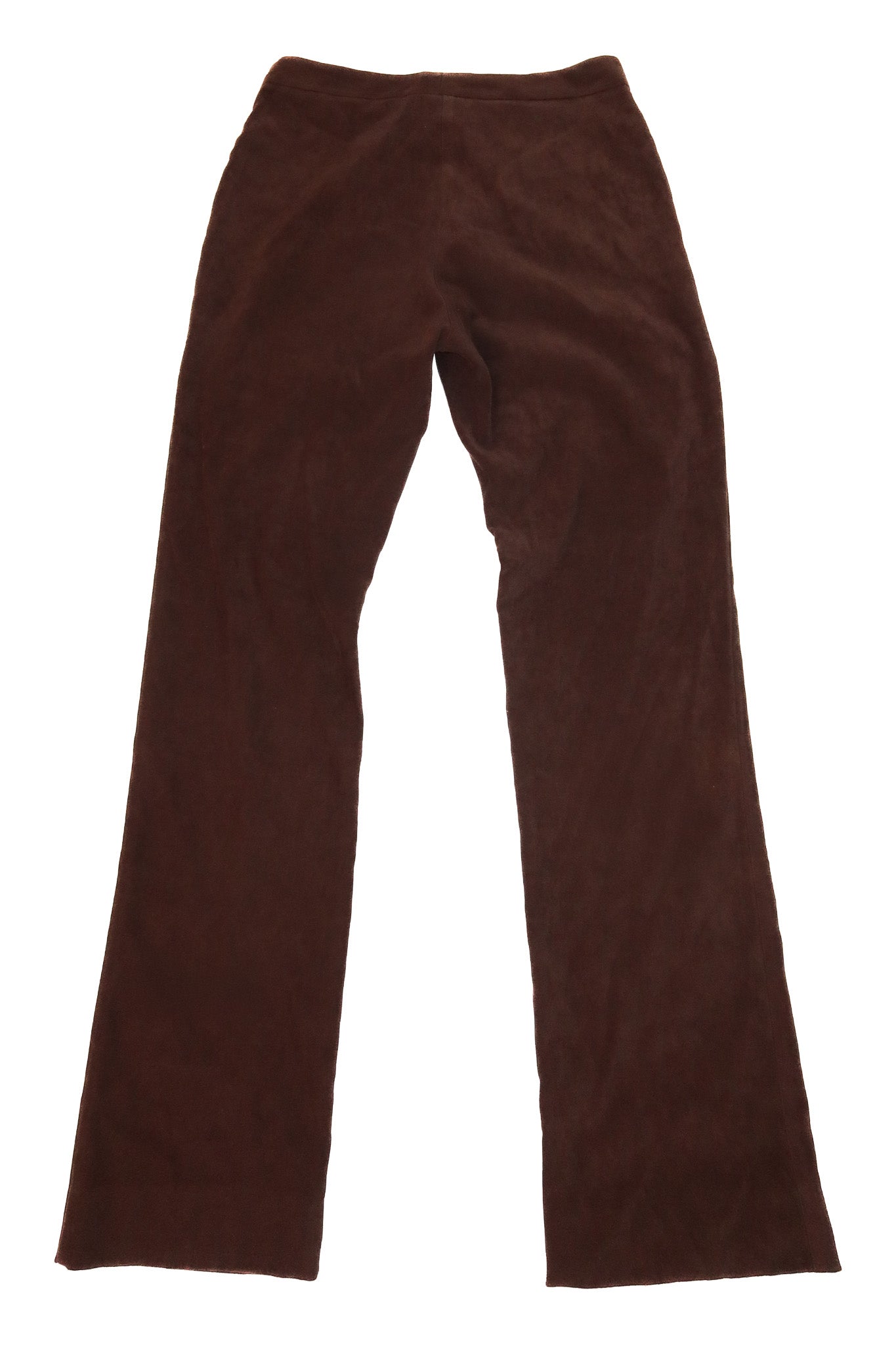 2000’s sportsgirl velour flare trousers chocolate brown.