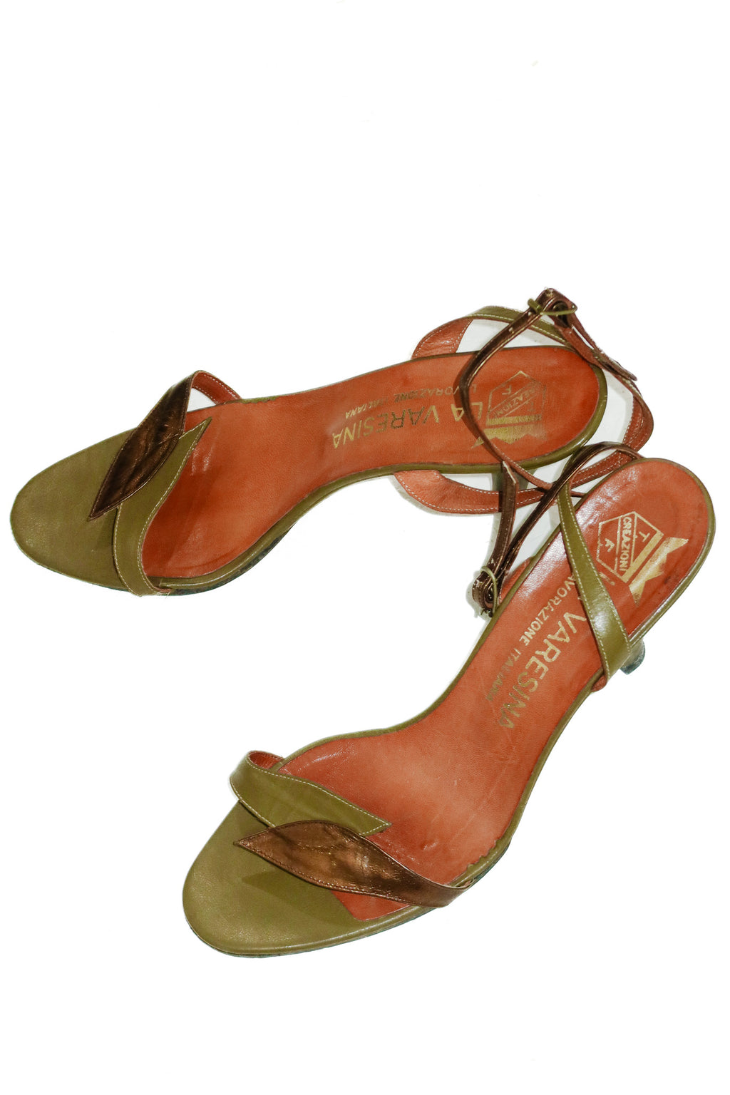 la varesina heels olive.