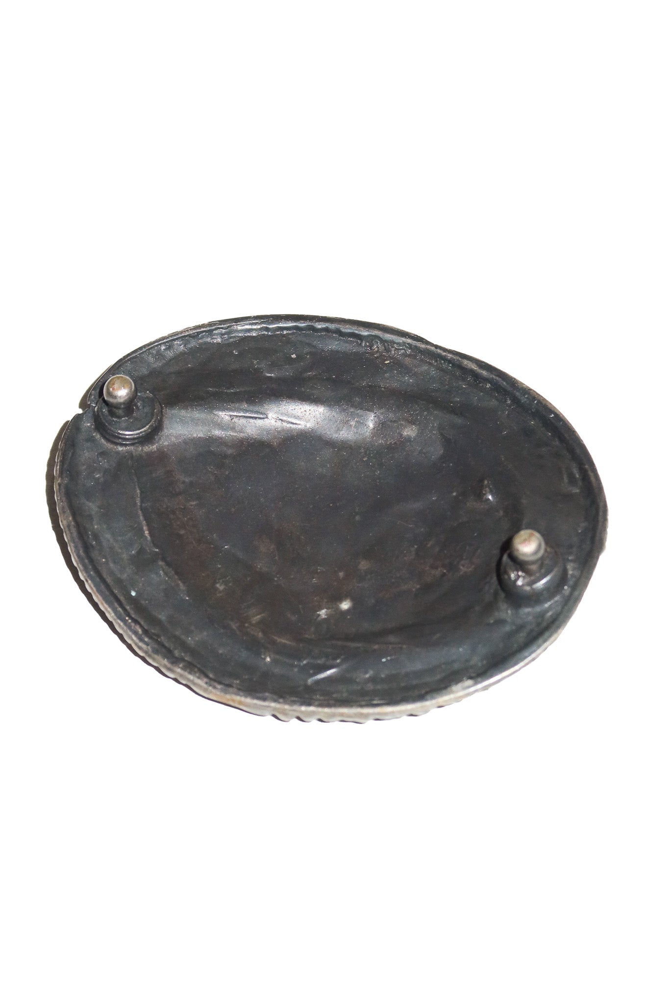 1980’s embossed western style belt buckle silver.