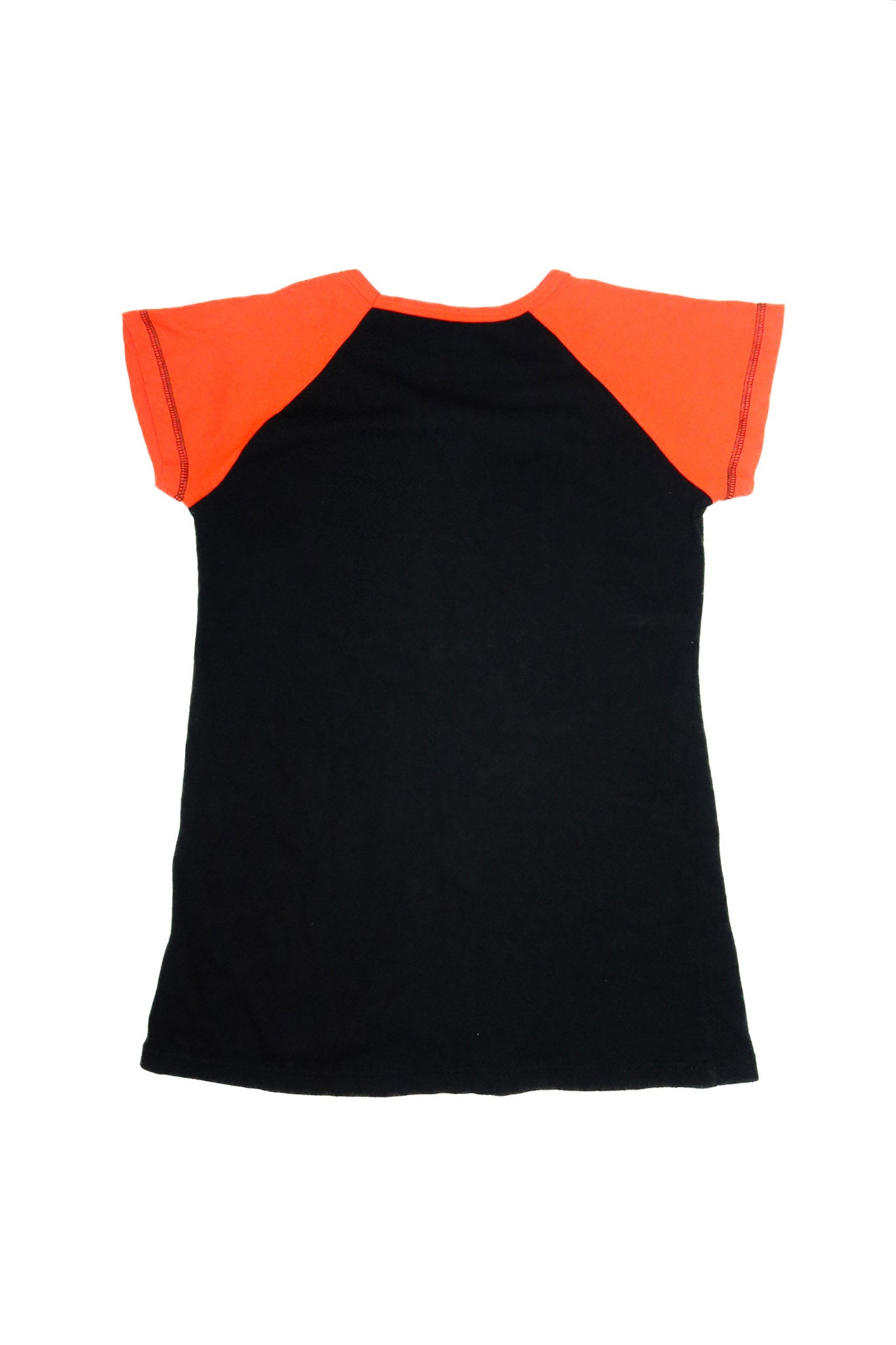 2000’s live to ride diamante raglan tee black/orange.