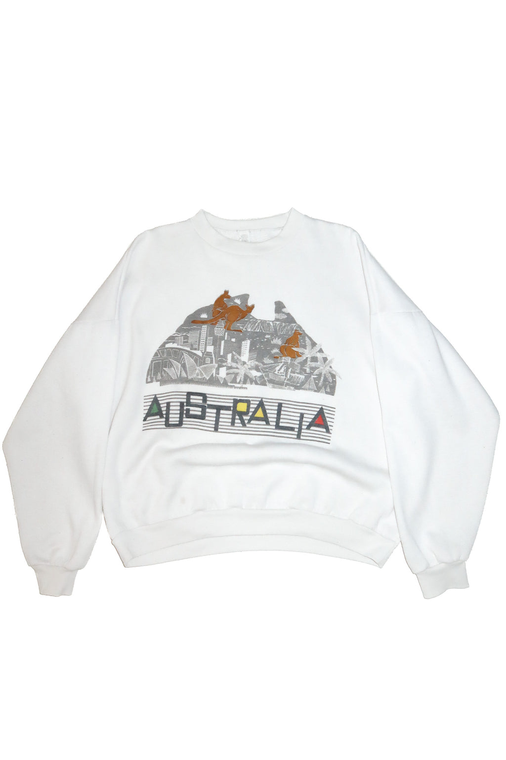 1980’s australia souvenir sweatshirt white.