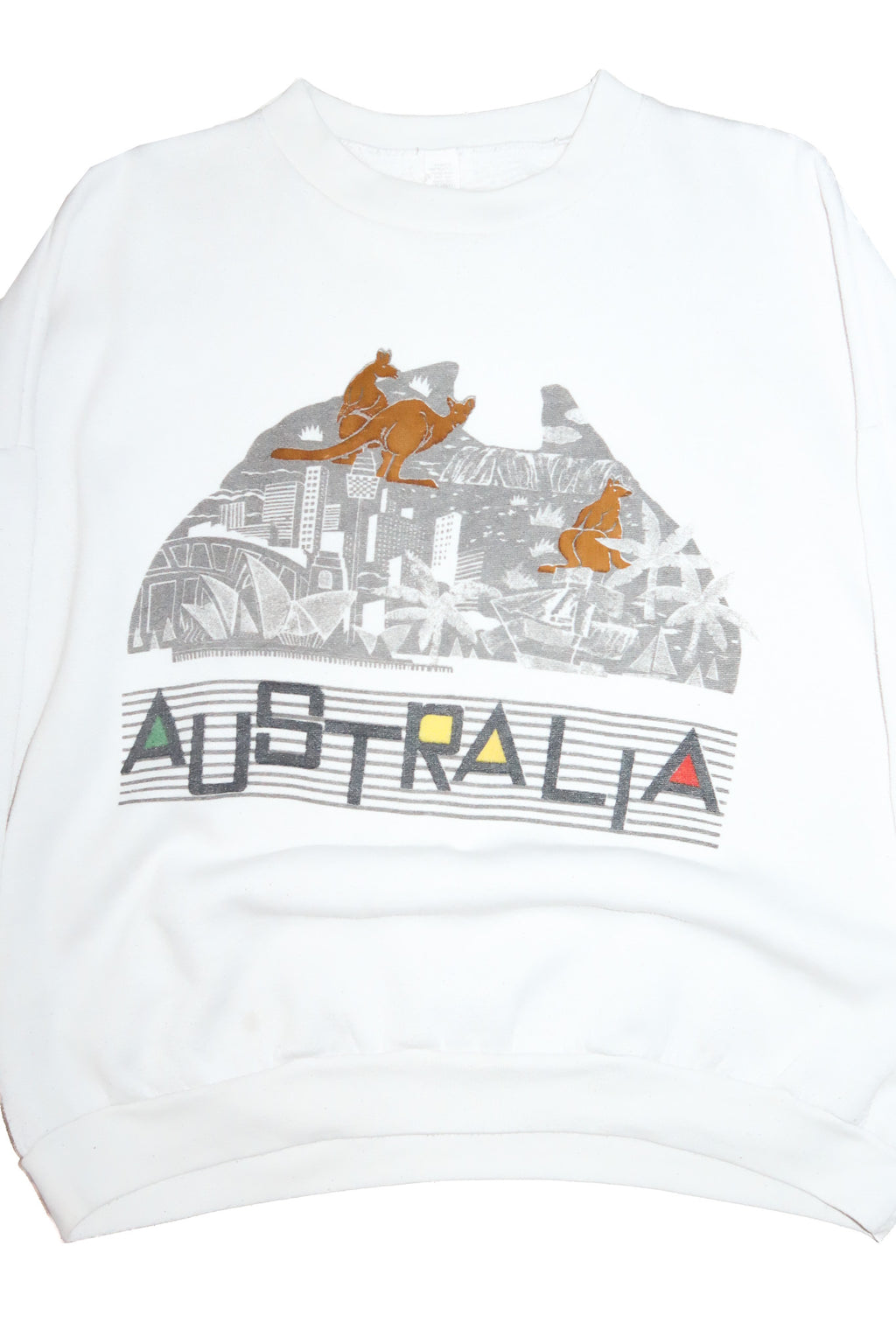 1980’s australia souvenir sweatshirt white.