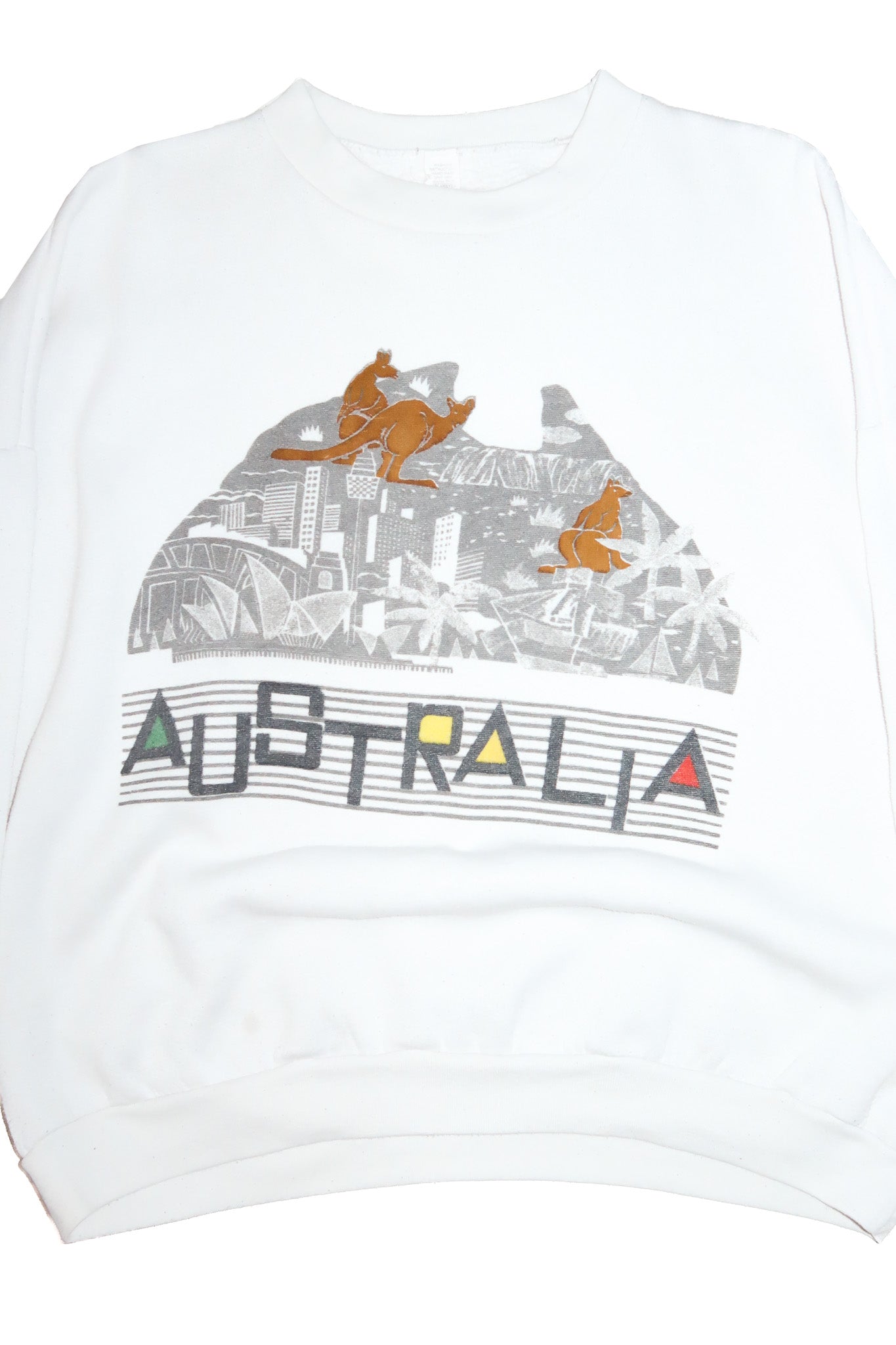 1980’s australia souvenir sweatshirt white.