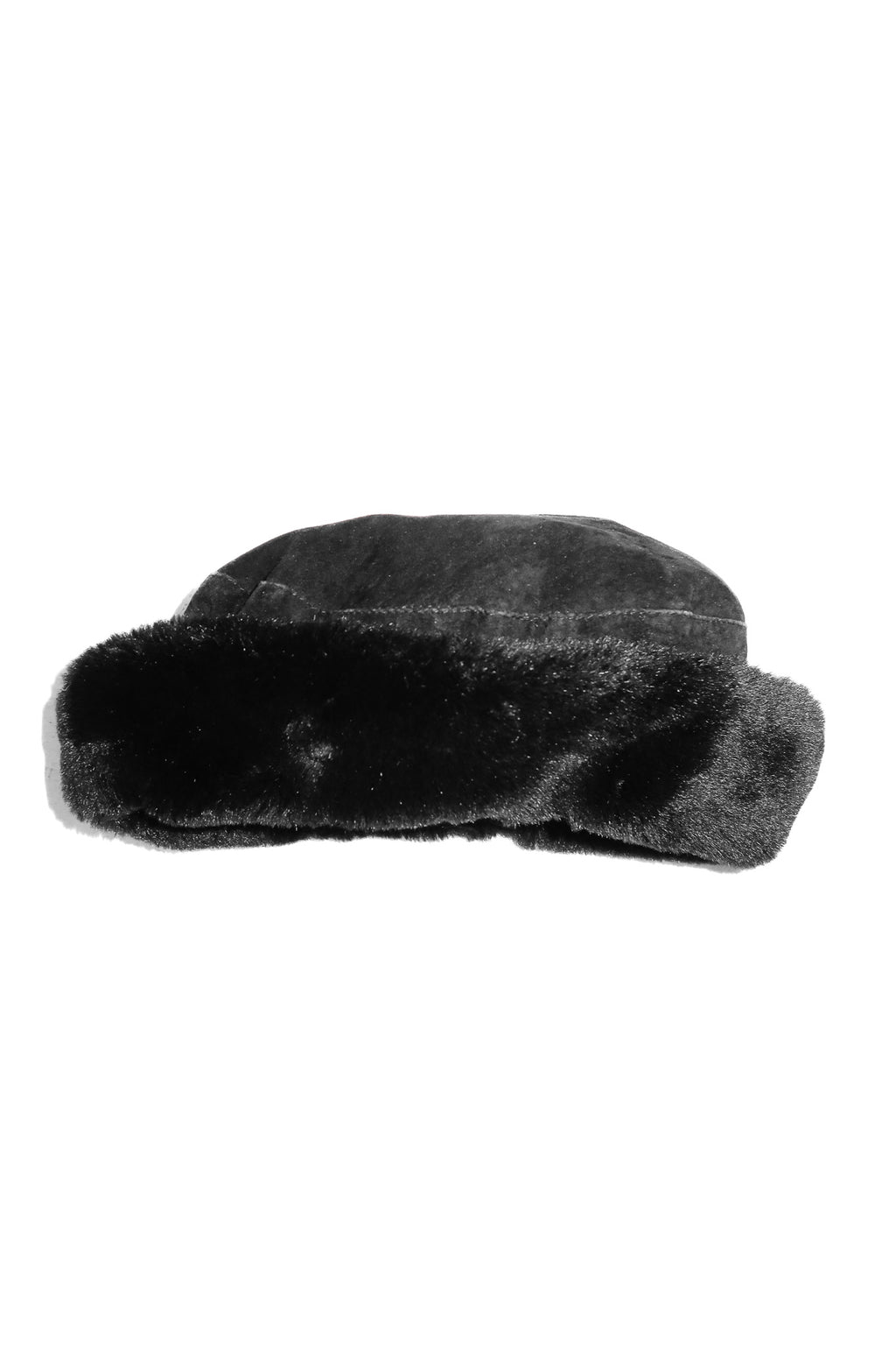 1990's jessica suede bucket hat black.