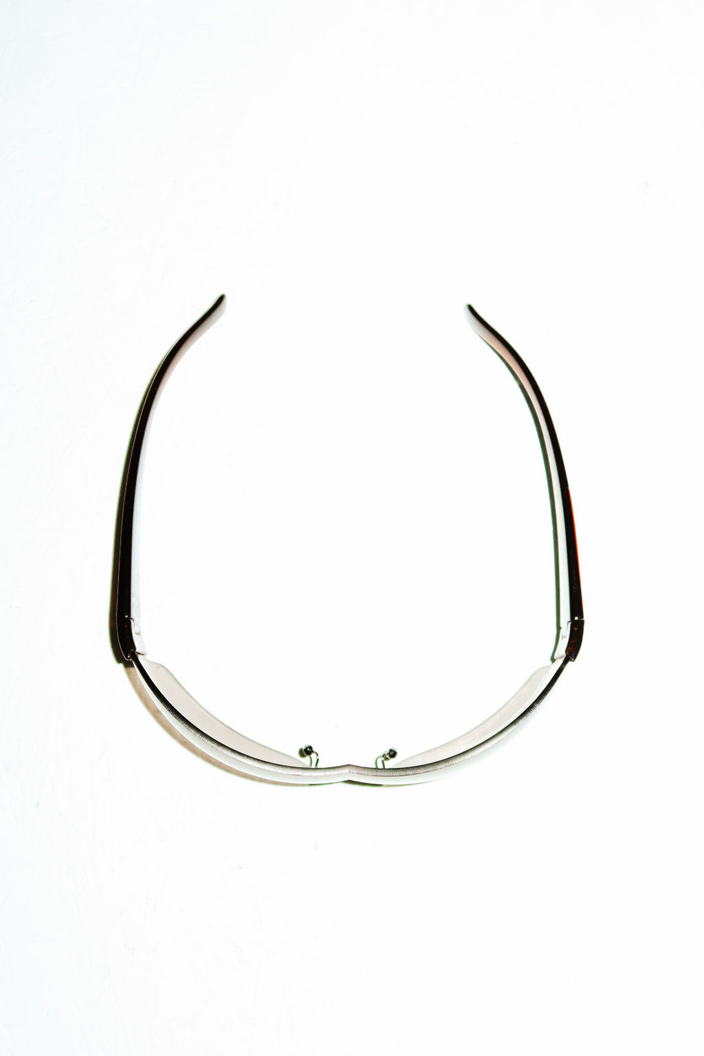 prada linea rossa rimless sunglasses brown.