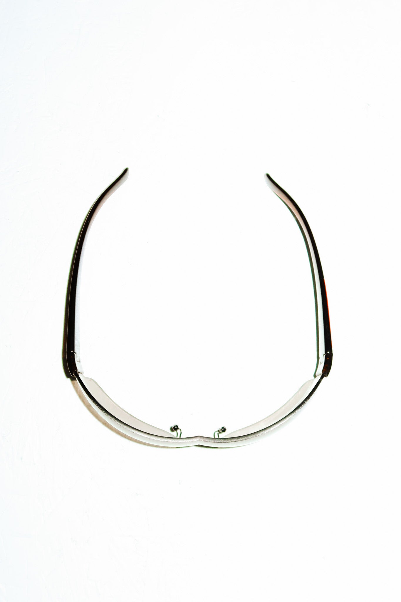 prada linea rossa rimless sunglasses brown.