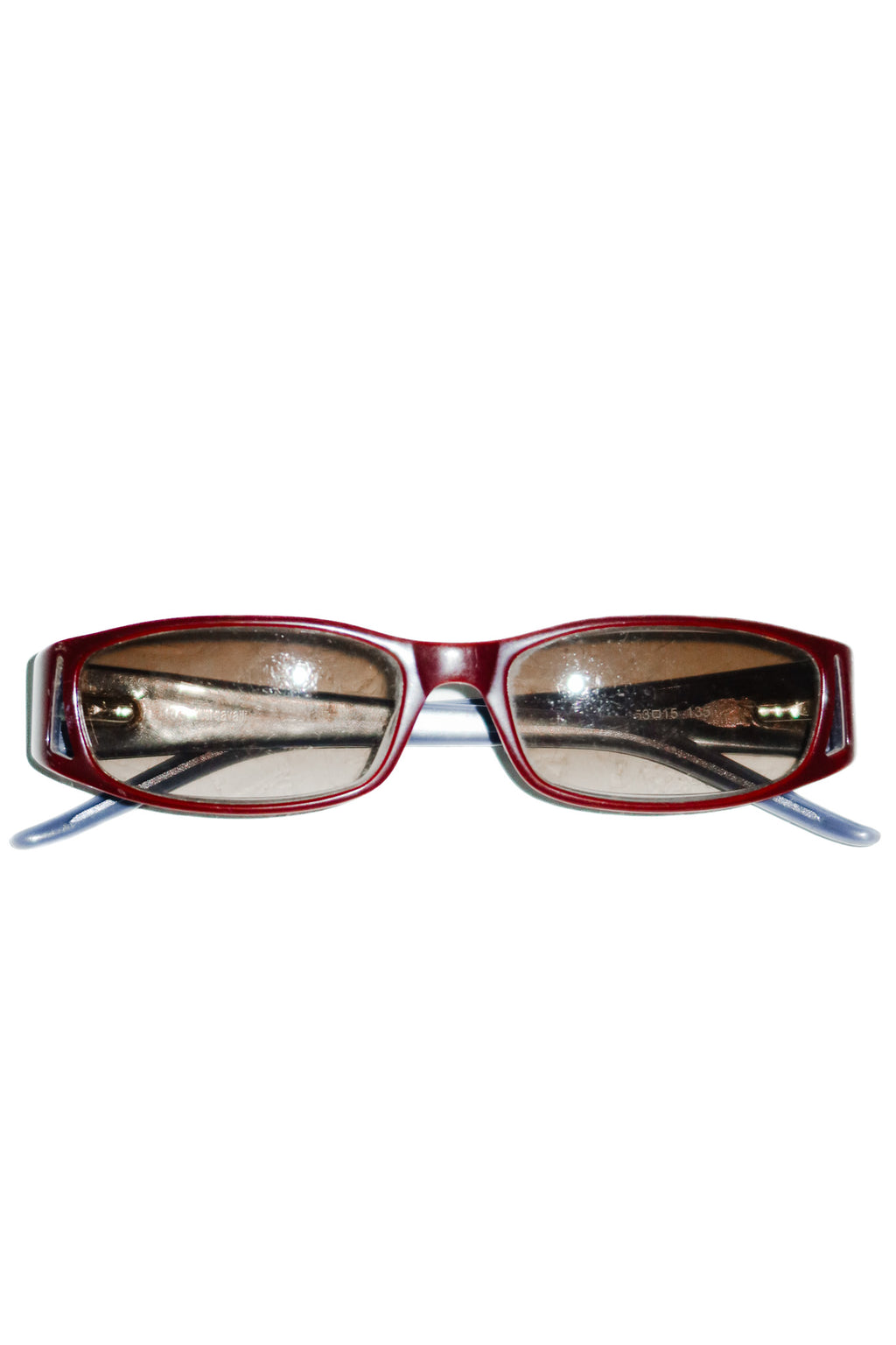 roberto cavalli logo wrap sunglasses burgundy.