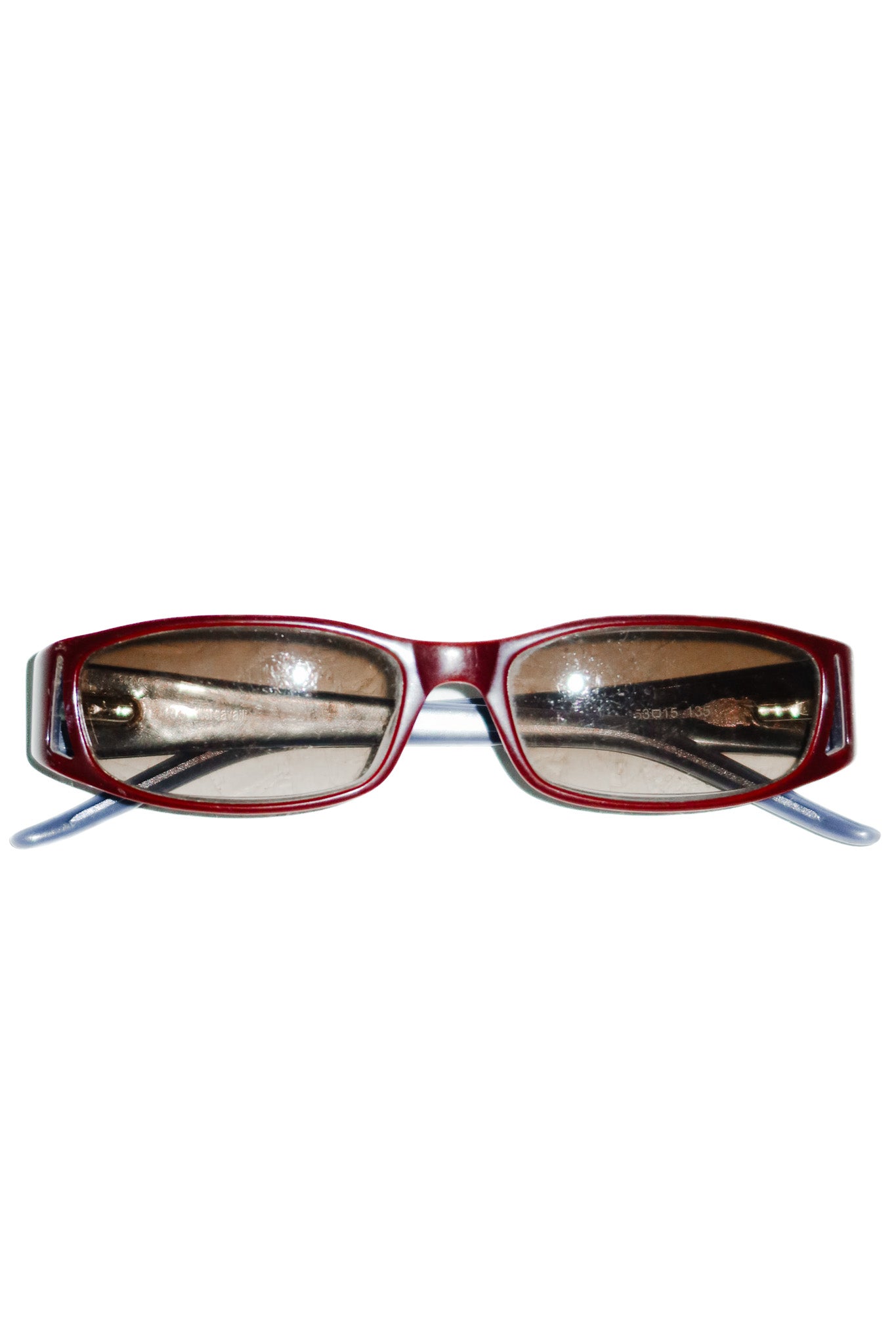 roberto cavalli logo wrap sunglasses burgundy.