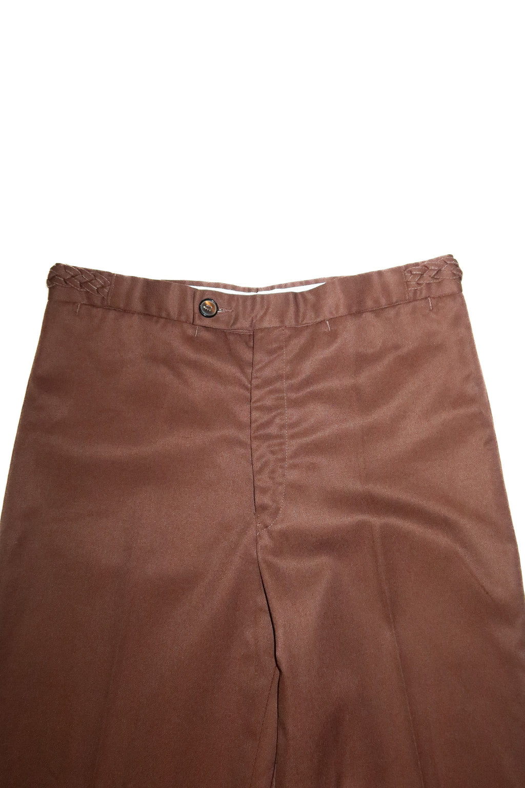 1970’s tailored flare trousers chocolate brown.