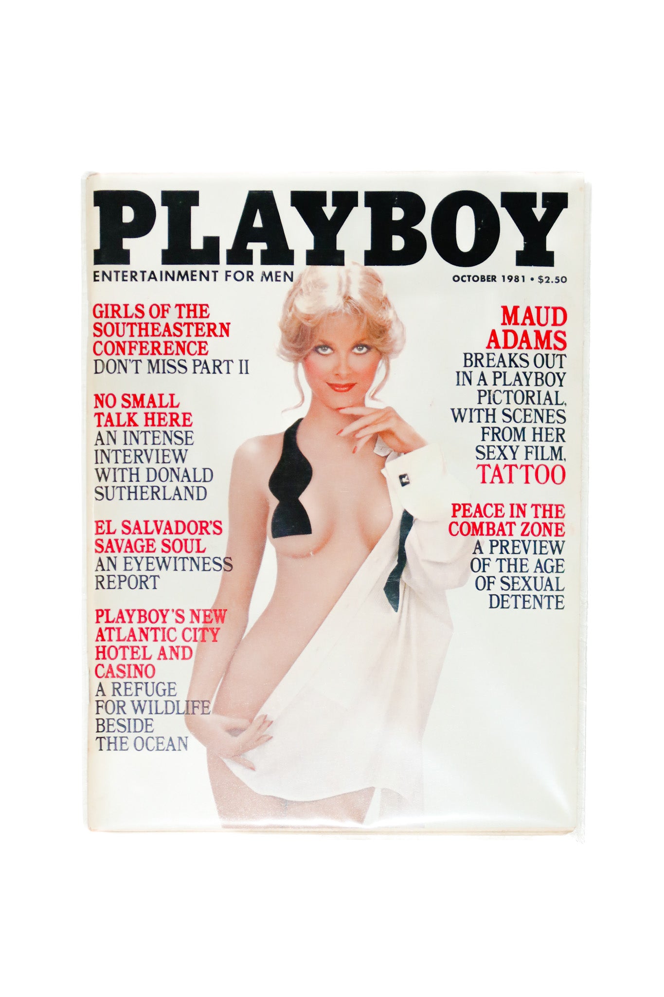 playboy magazine, october 1981.