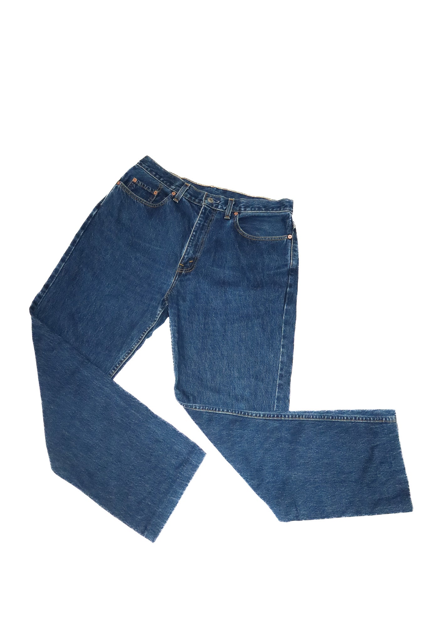 1990’s levi’s 555 straight leg jeans blue.