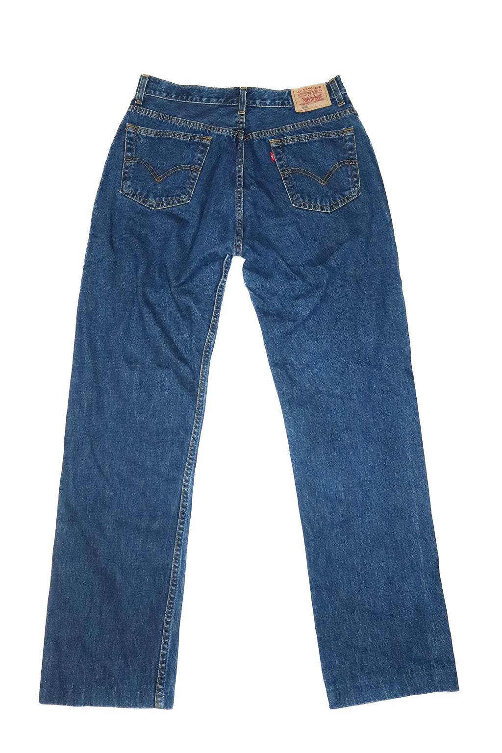 1990’s levi’s 555 straight leg jeans blue.