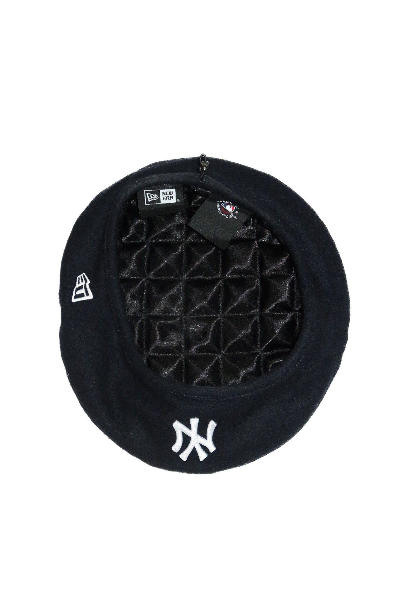 new era new york yankees wool blend beret black.