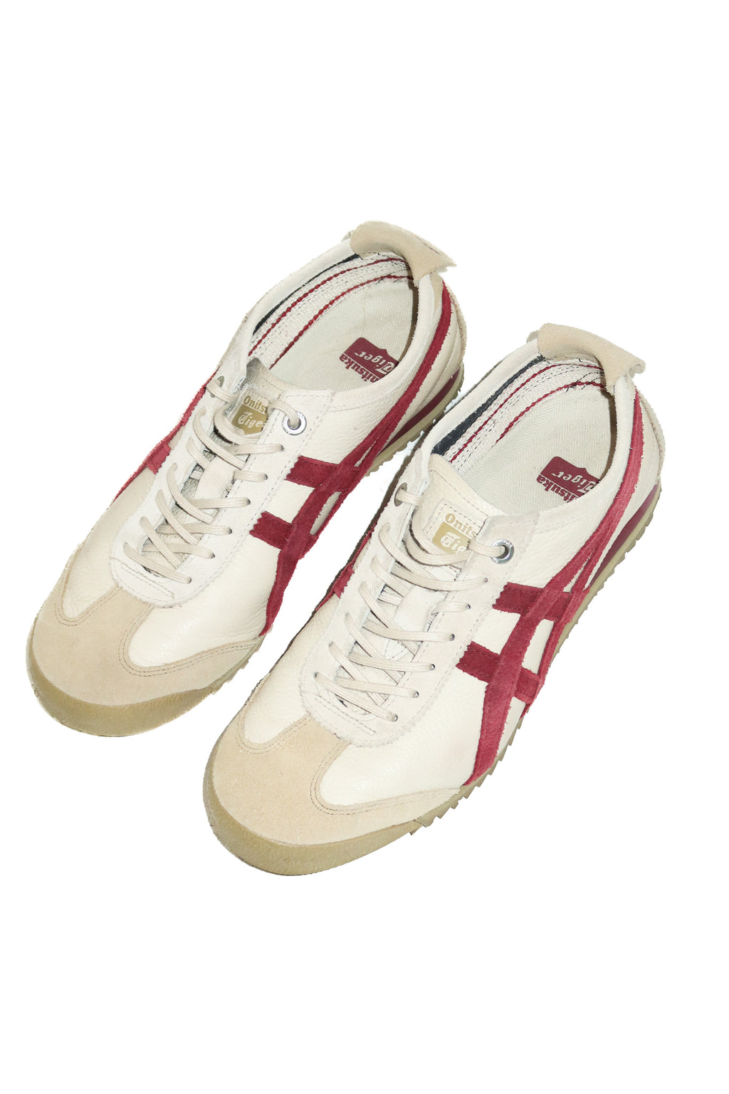onitsuka tiger mexico 66 sd sneakers beige beet juice.