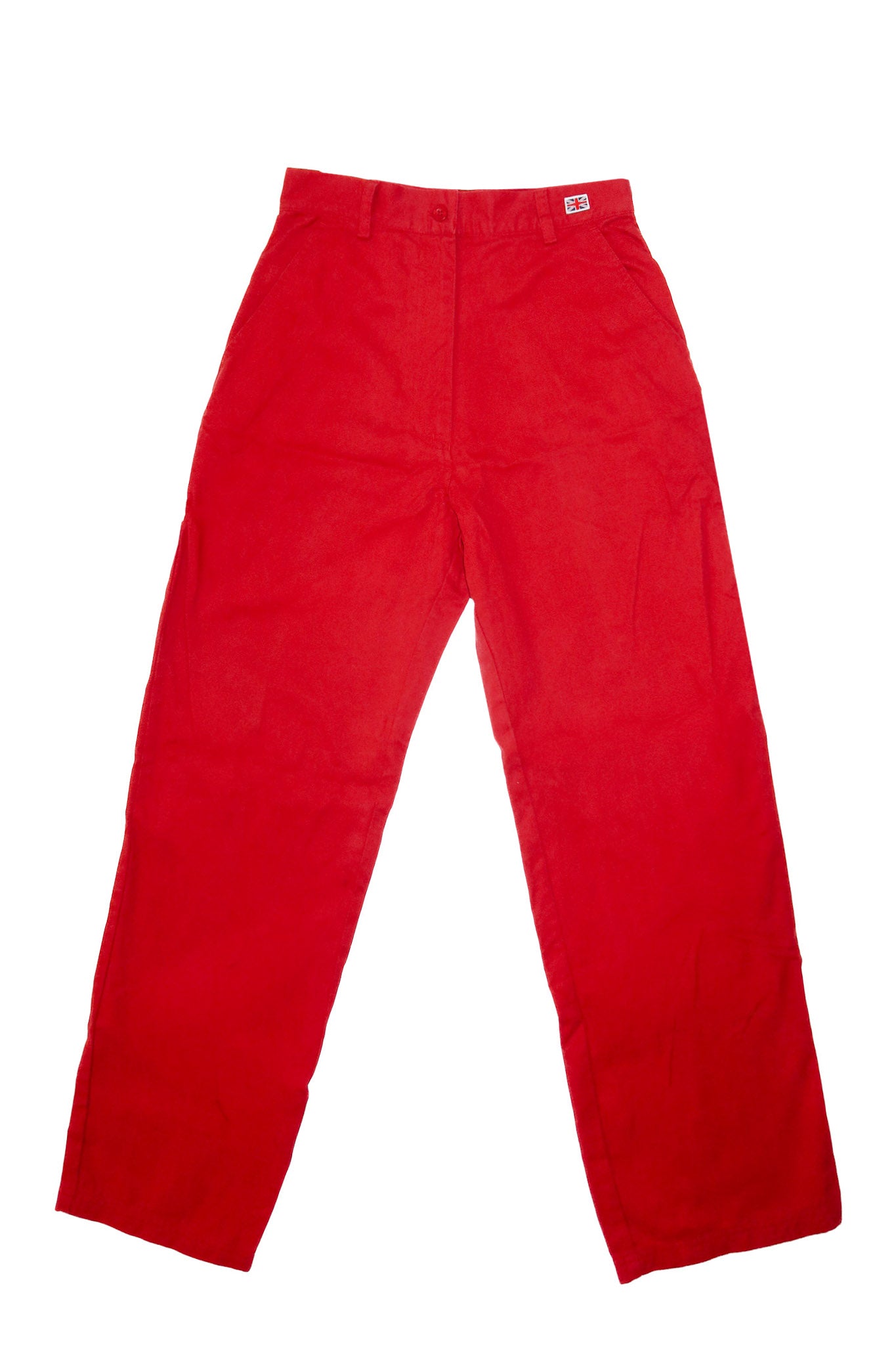 90's reebok classic cotton twill pants red.