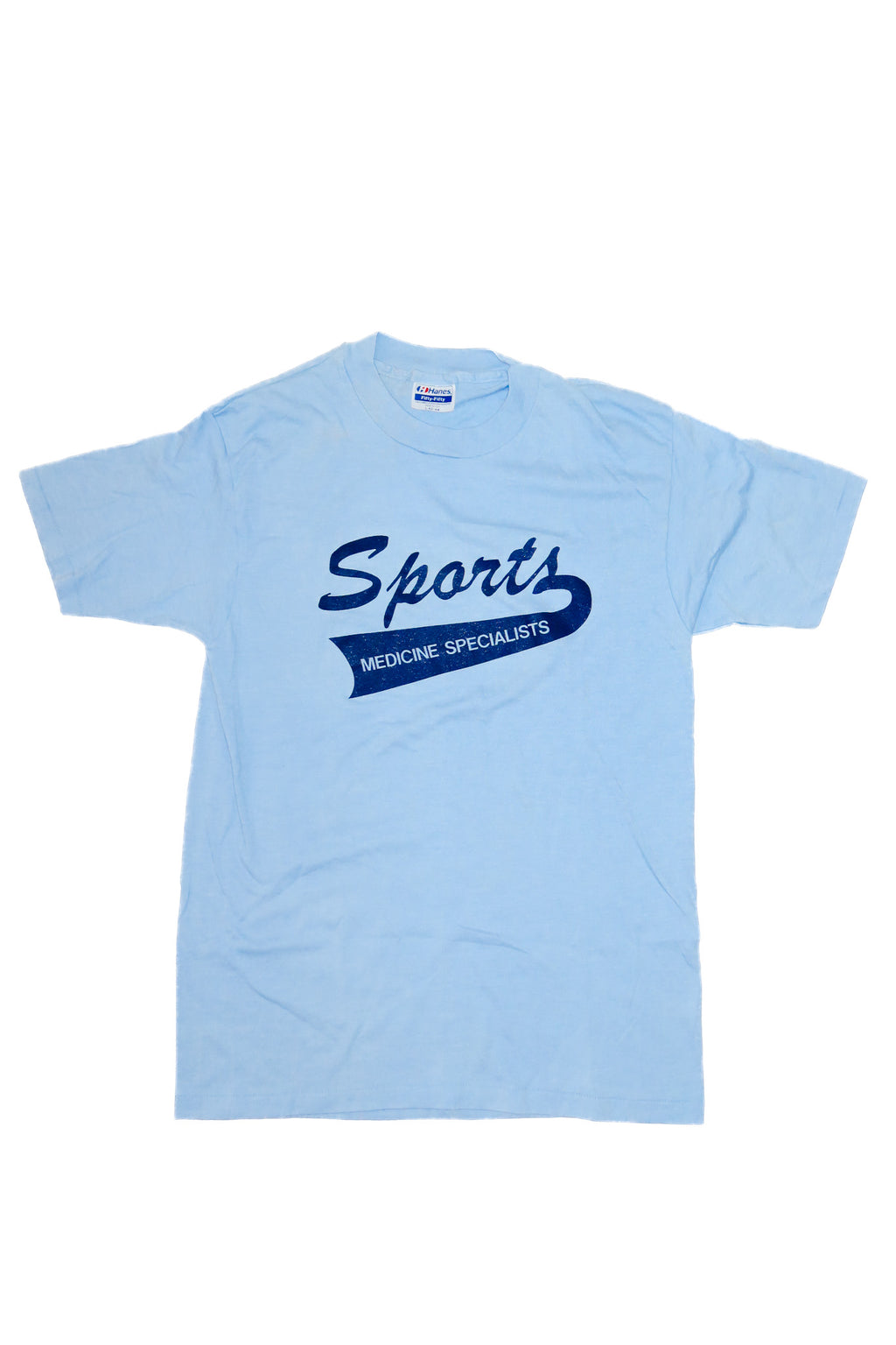 90's sports medicine specialist t-shirt blue.