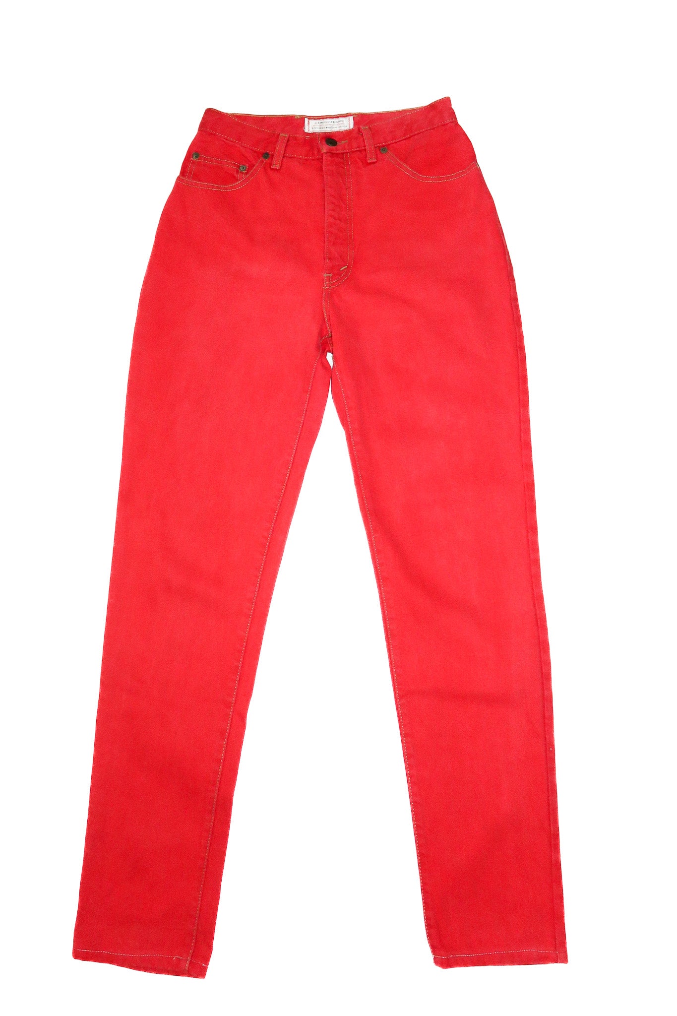 1990’s guess jeans denim pants red.