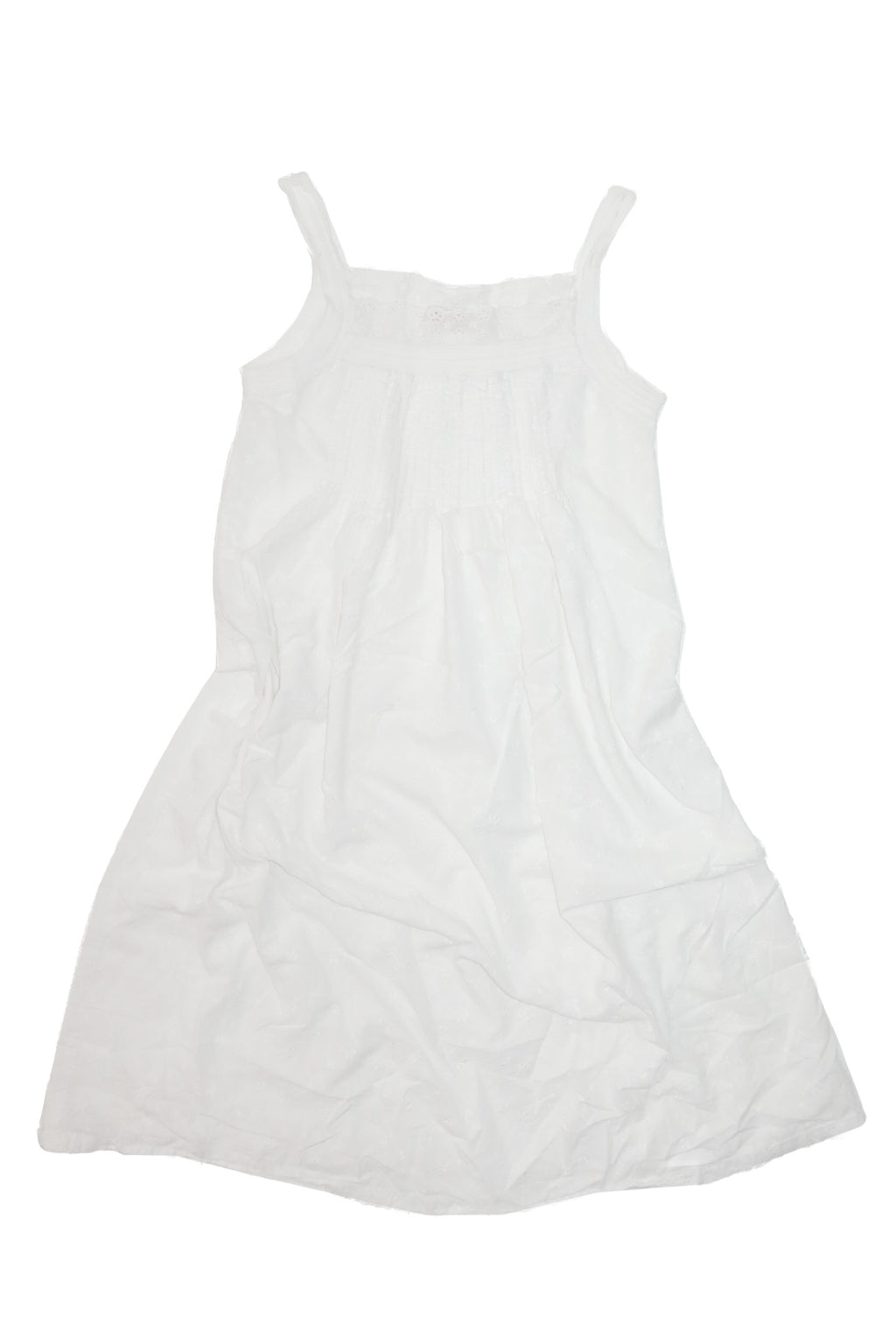 french country cotton dress white.