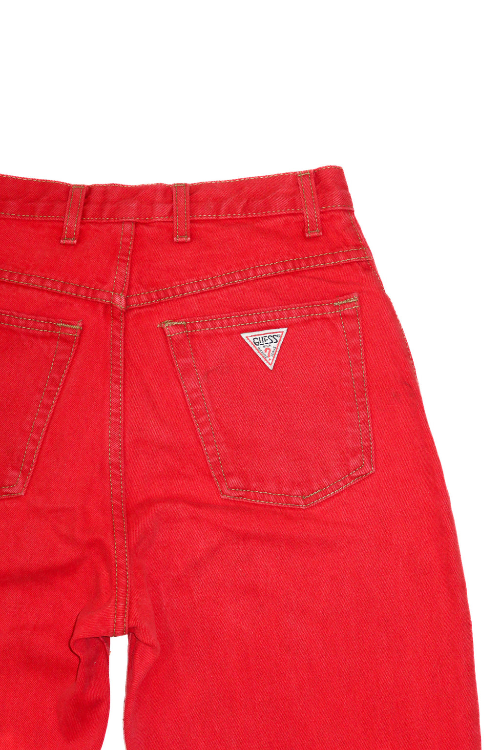 1990’s guess jeans denim pants red.