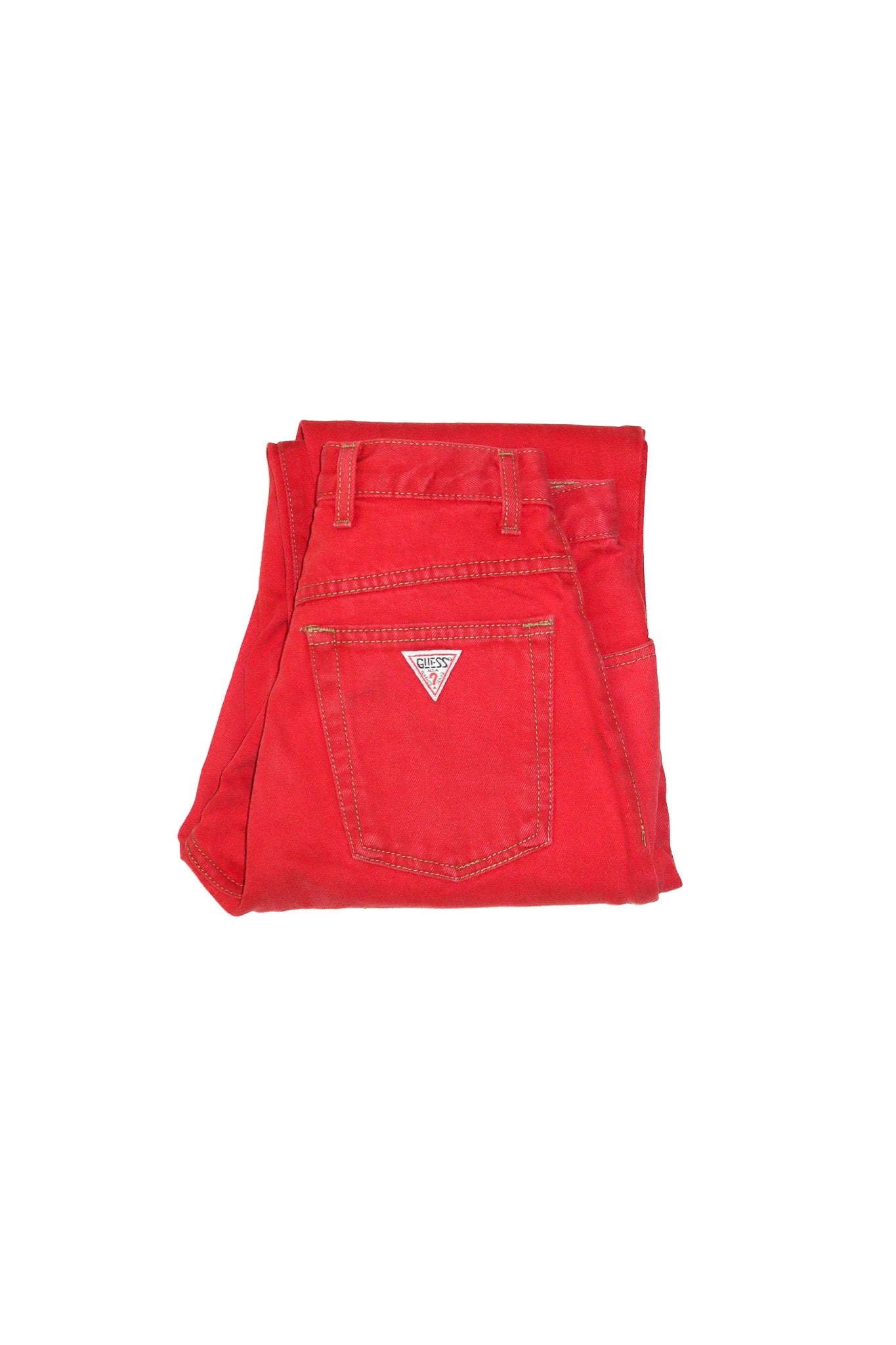 1990’s guess jeans denim pants red.
