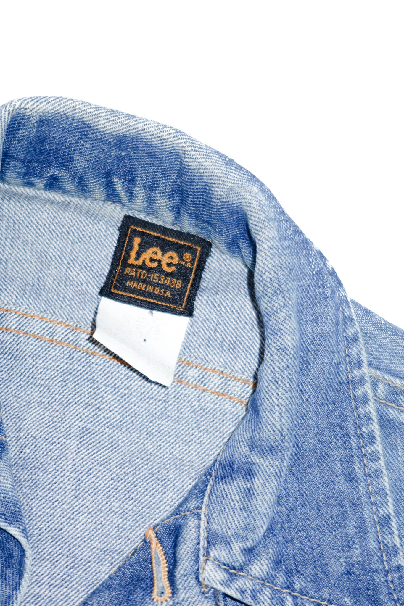 1970’s vintage lee denim vest blue.
