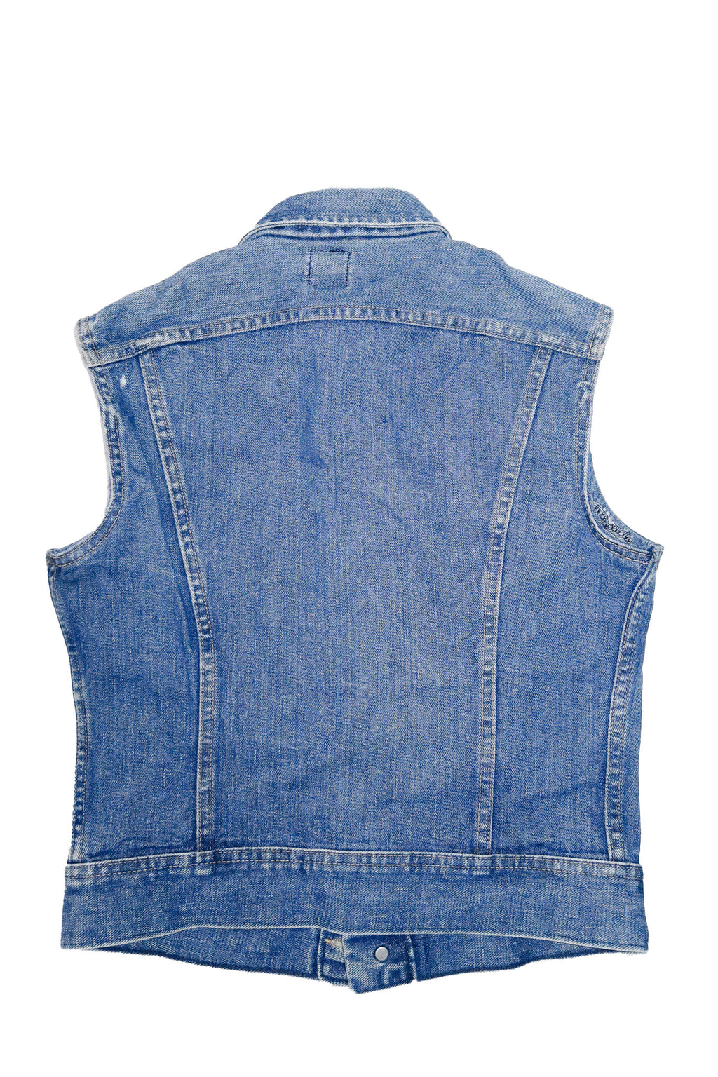 1970’s vintage lee denim vest blue.