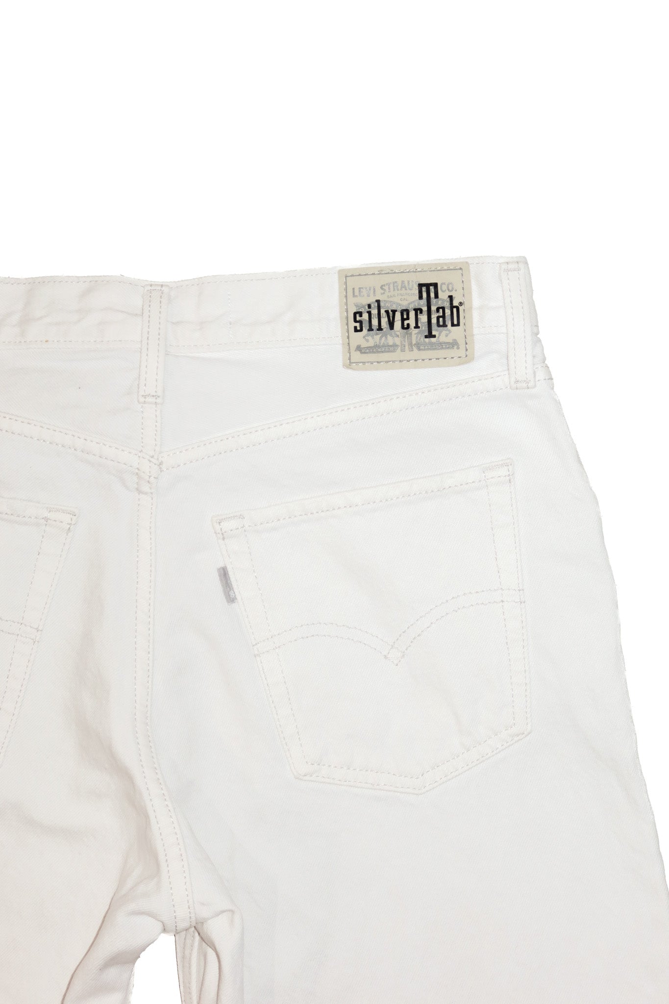 levi's silvertab 94 baggy jeans white.