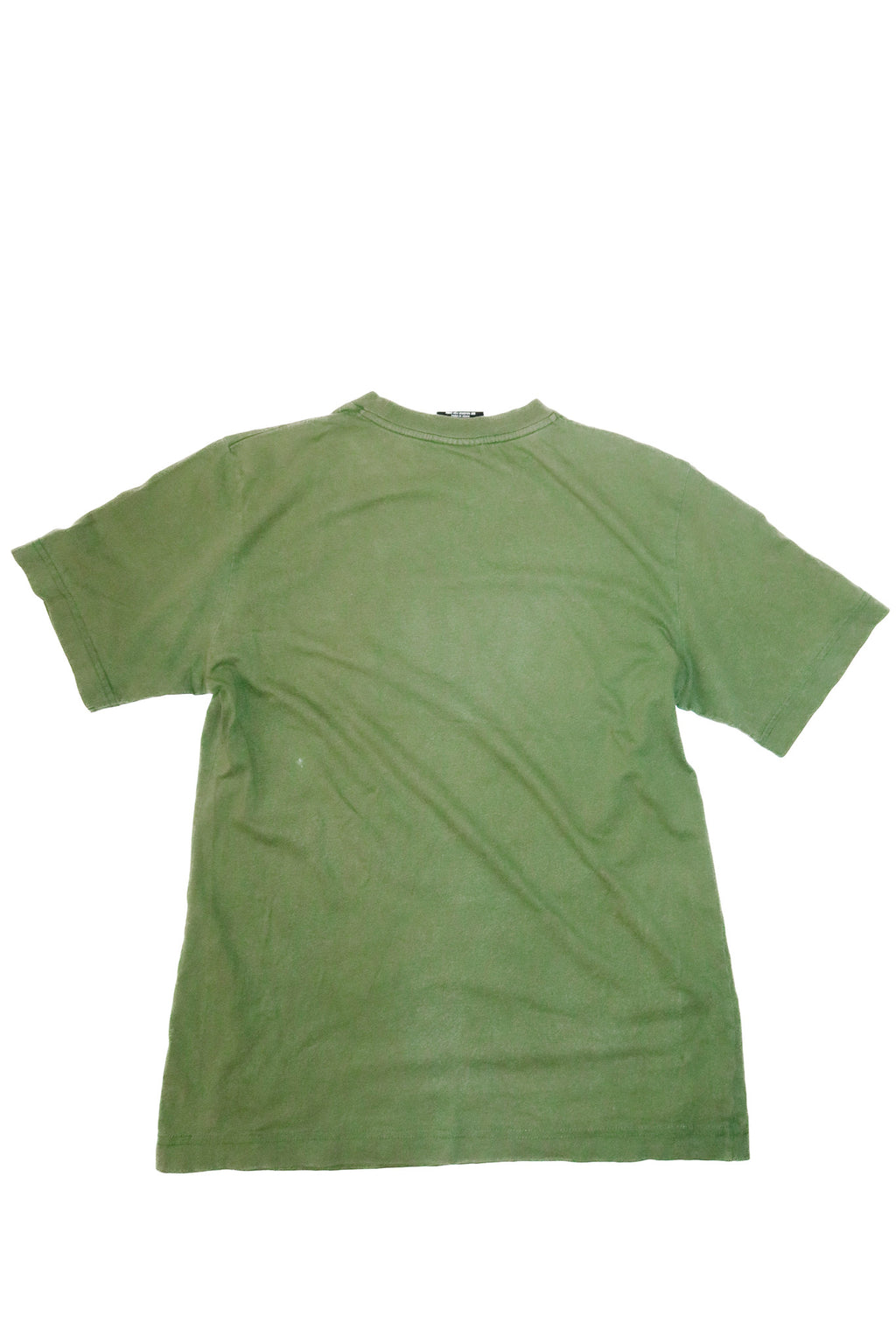 90's ralph lauren 'polo jeans co' logo tee olive green.