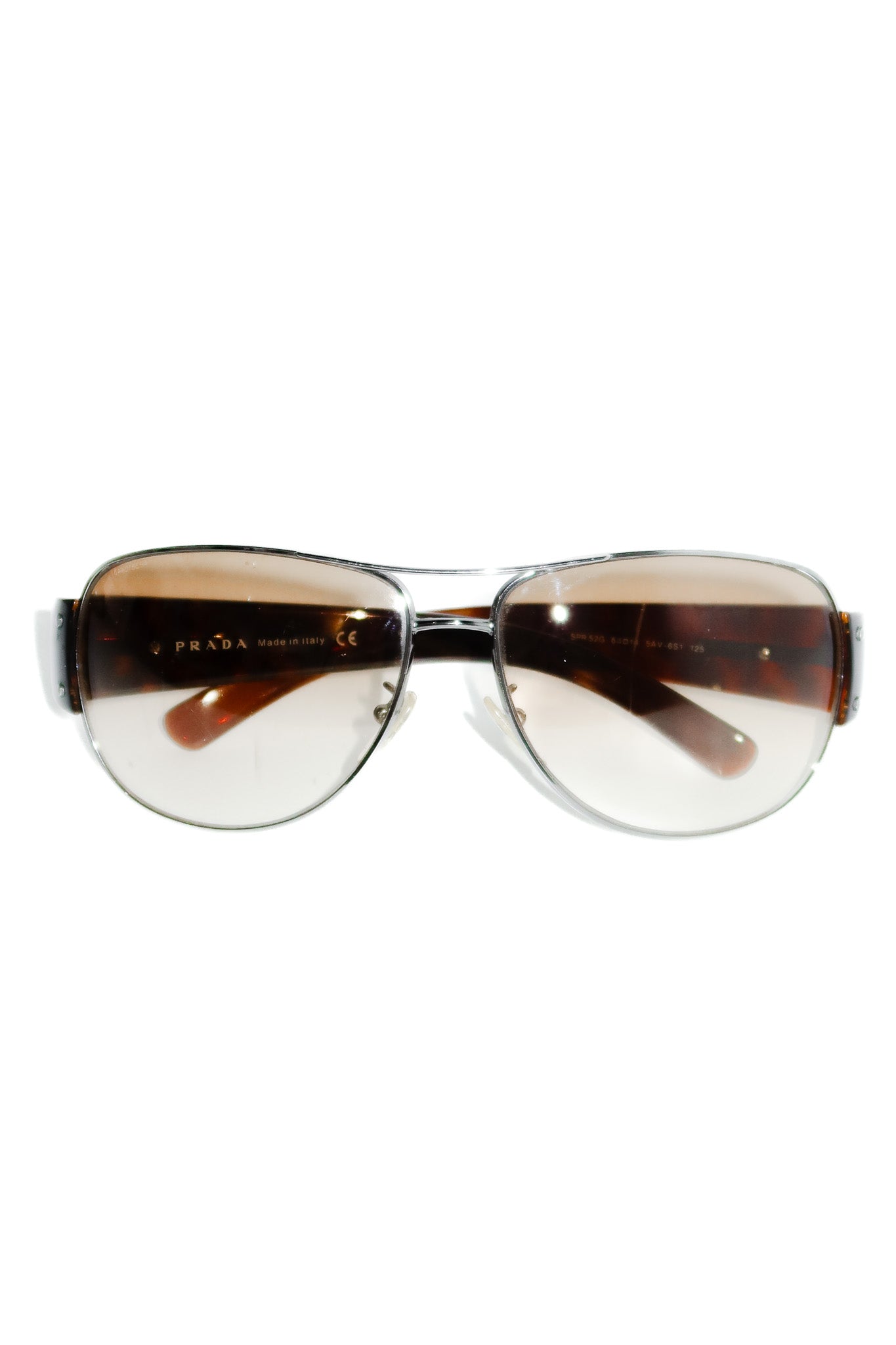 prada spr 52G sunglasses tortoiseshell / brown gradient.