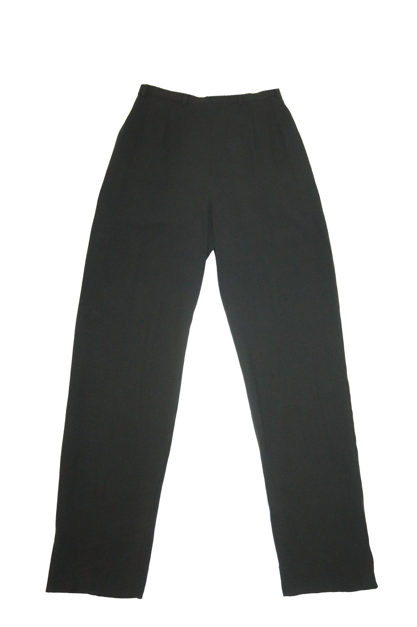 1990’s giorgio armani pure wool trousers dark olive.