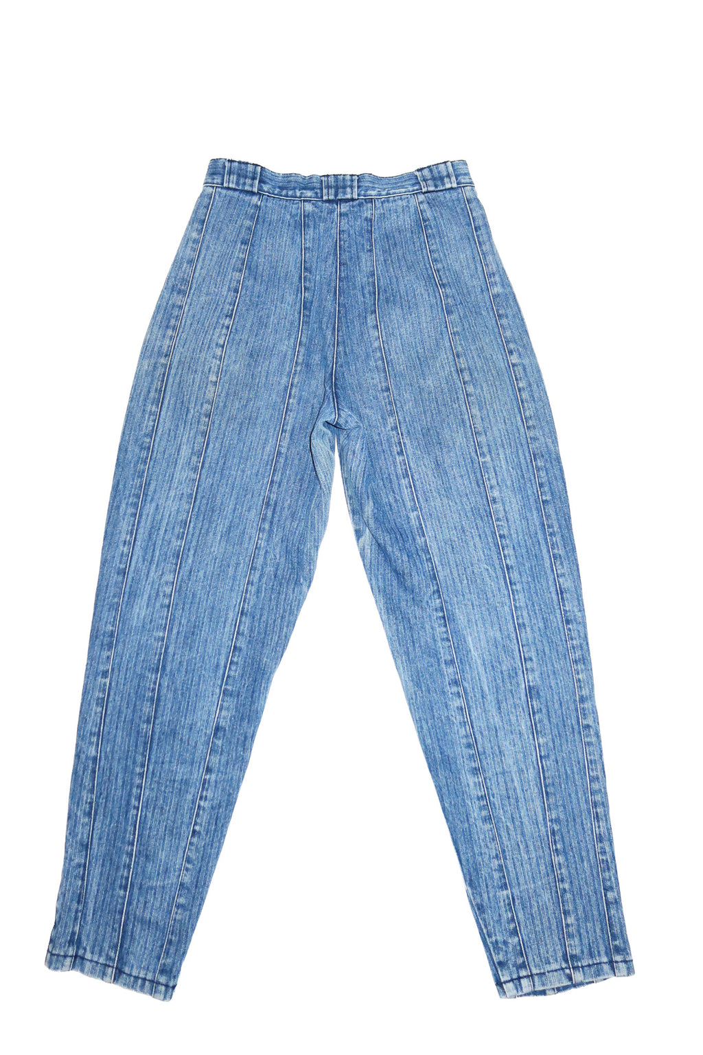 2000’s french star pinstripe denim trousers blue.
